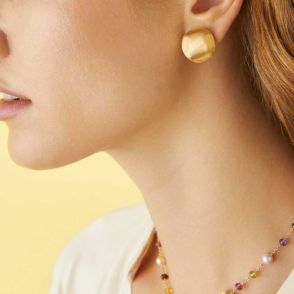 Orecchini Africa sferici a lobo grandi - immagine 2