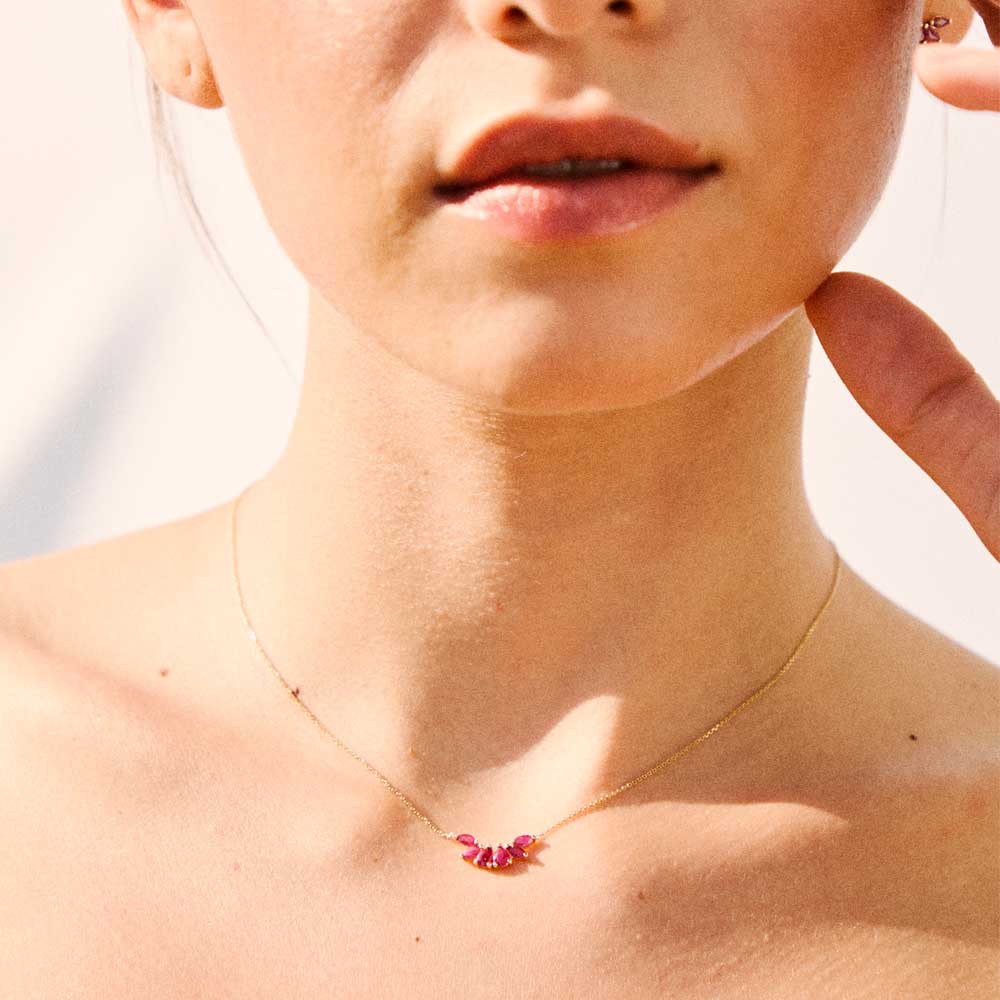 Wild Pendant gold and rubies - Image 2