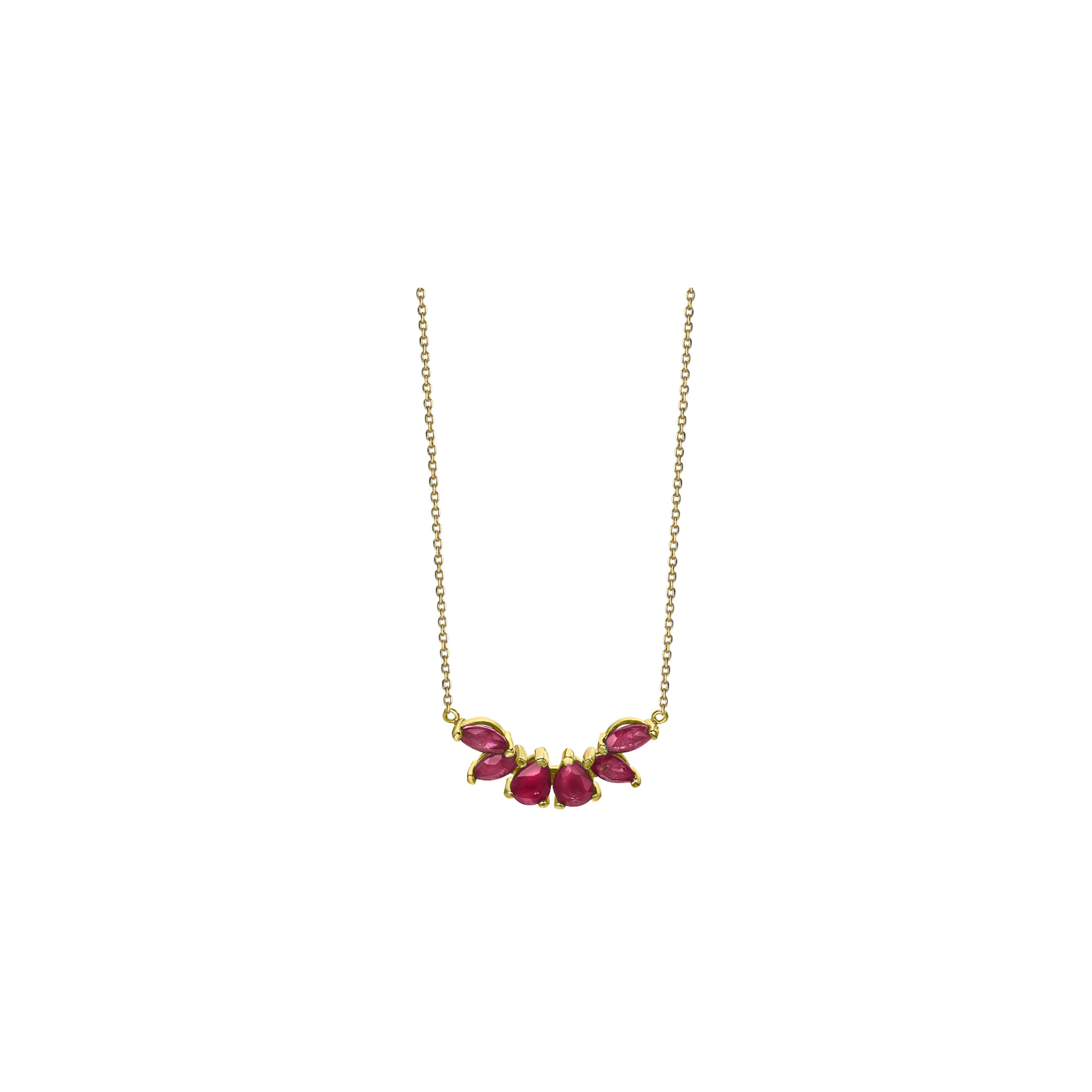 Wild Pendant gold and rubies