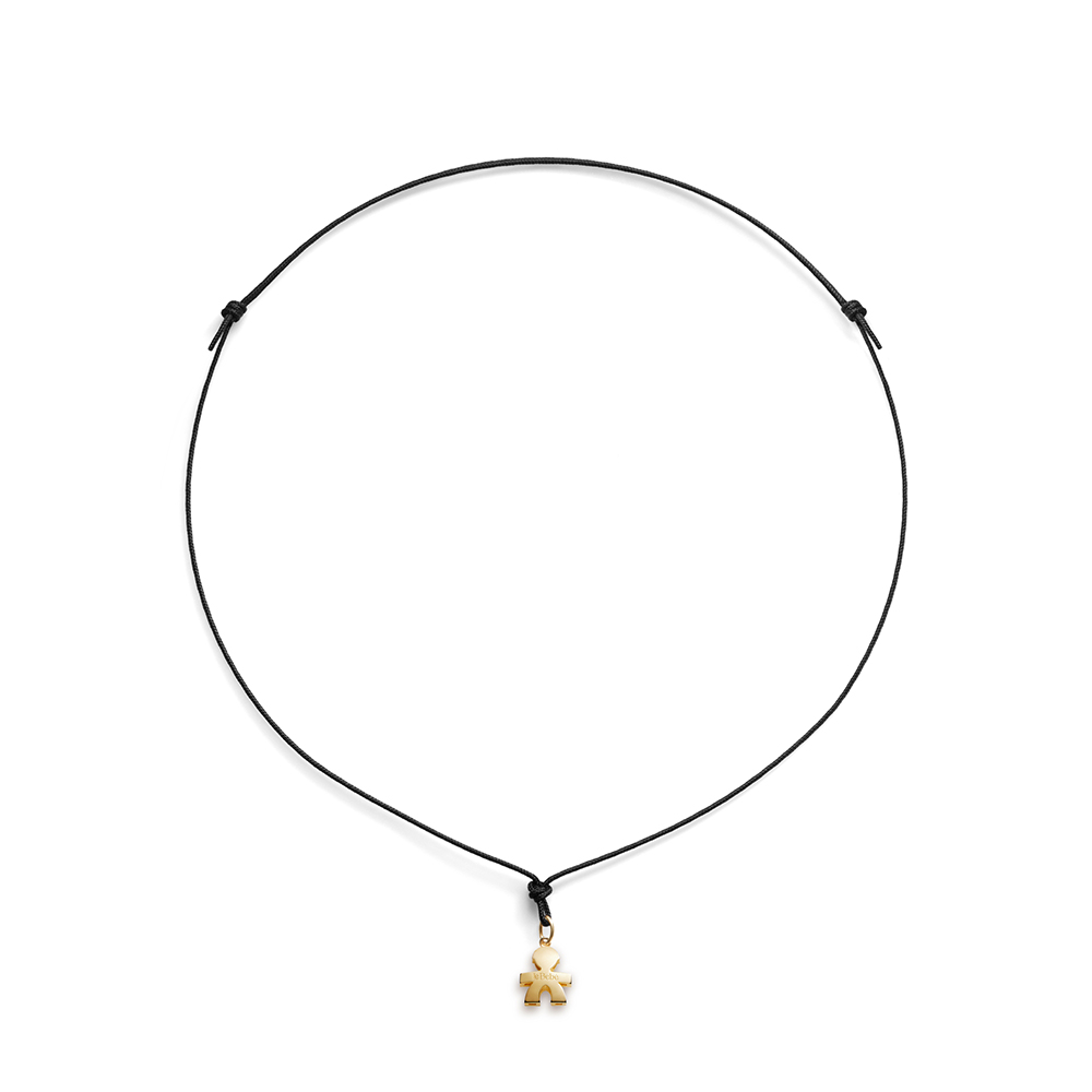 CIONDOLO I TESORINI CON SAGOMA BIMBO IN ORO GIALLO - immagine 3