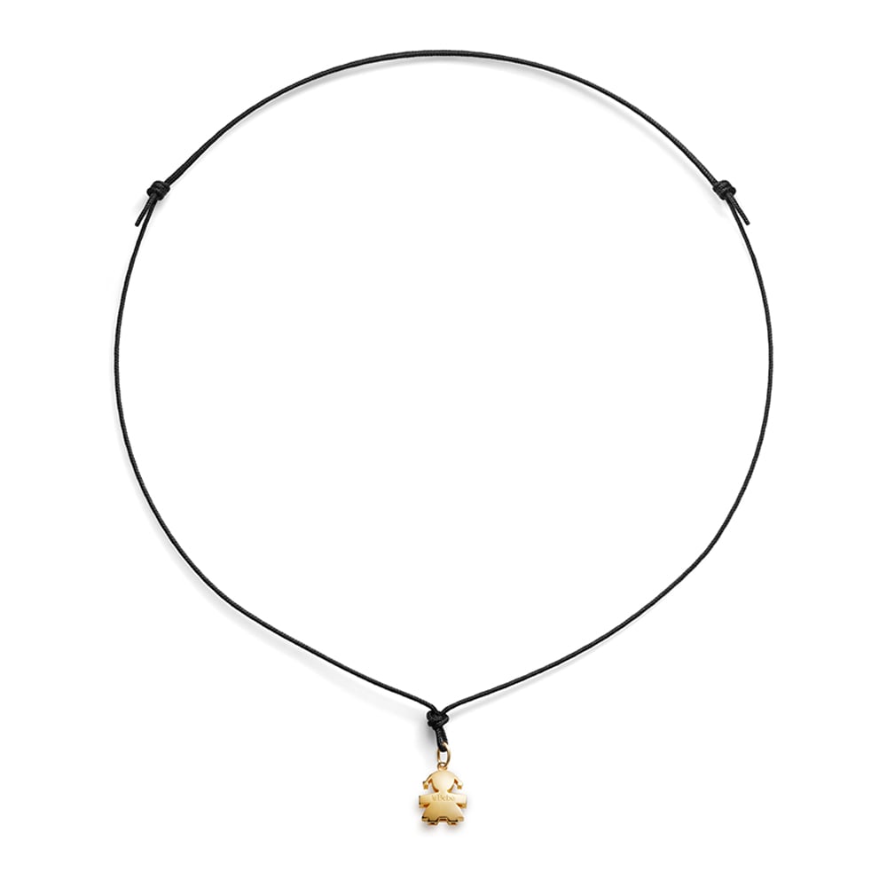 CIONDOLO I TESORINI CON SAGOMA BIMBA IN ORO GIALLO - immagine 3