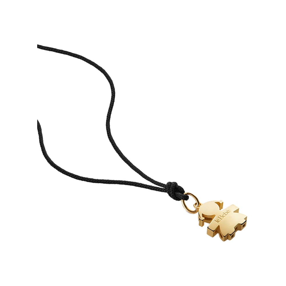 CIONDOLO I TESORINI CON SAGOMA BIMBA IN ORO GIALLO - immagine 2