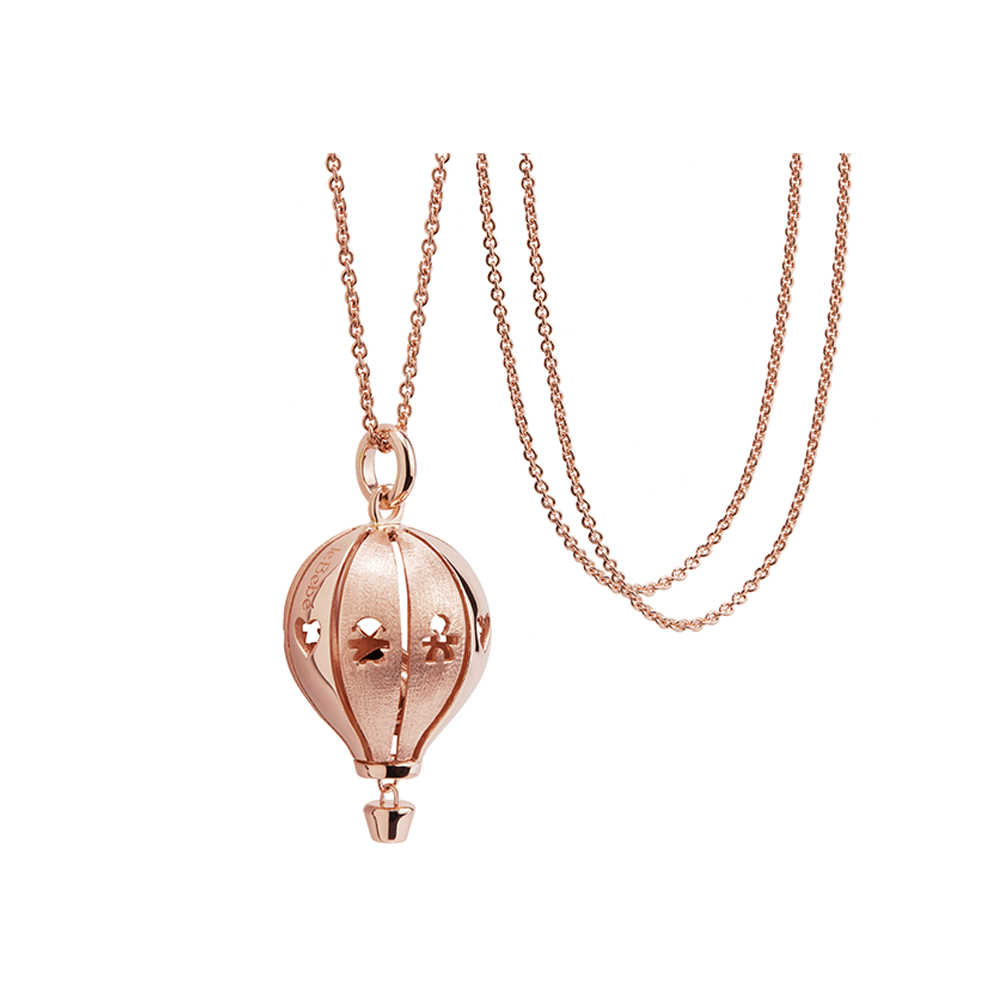 SUONAMORE PENDANT IN ROSE GOLD-PLATED POLISHED/SATIN SILVER - Image 2