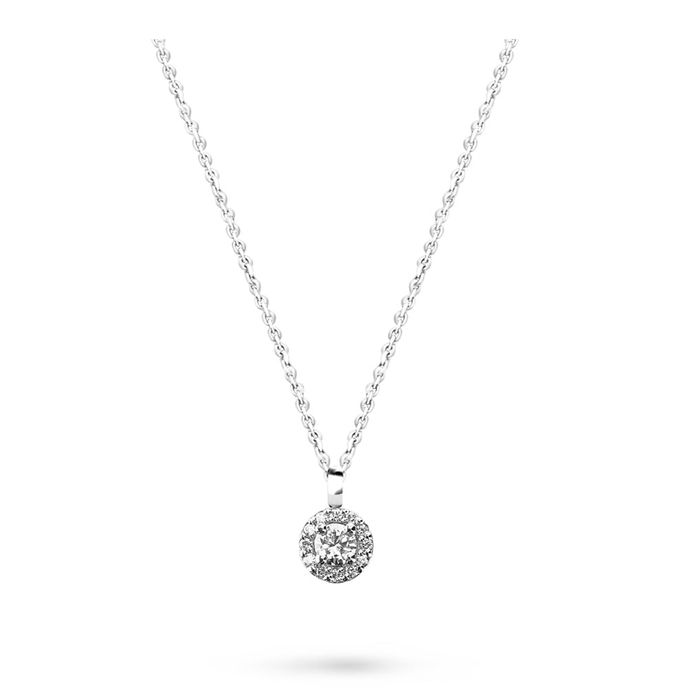Collana Jennifer con diamante 0,14 ct