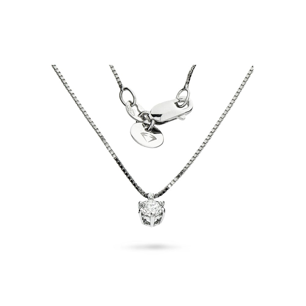 COLLANA STAR CON DIAMANTE 0,12 CT