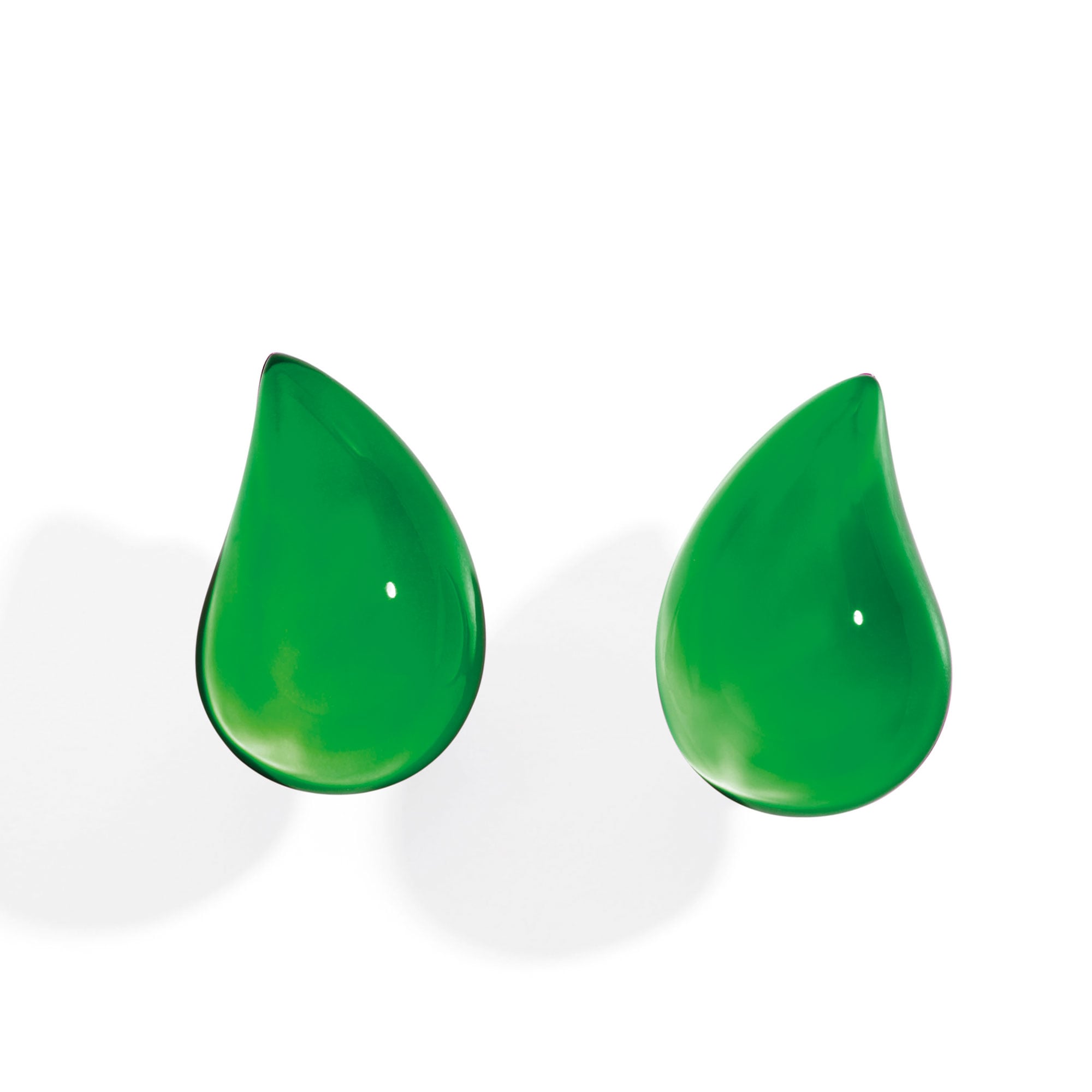 ORECCHINI GOCCE GIADA ORO ROSA GIADA E ROCK CRYSTAL