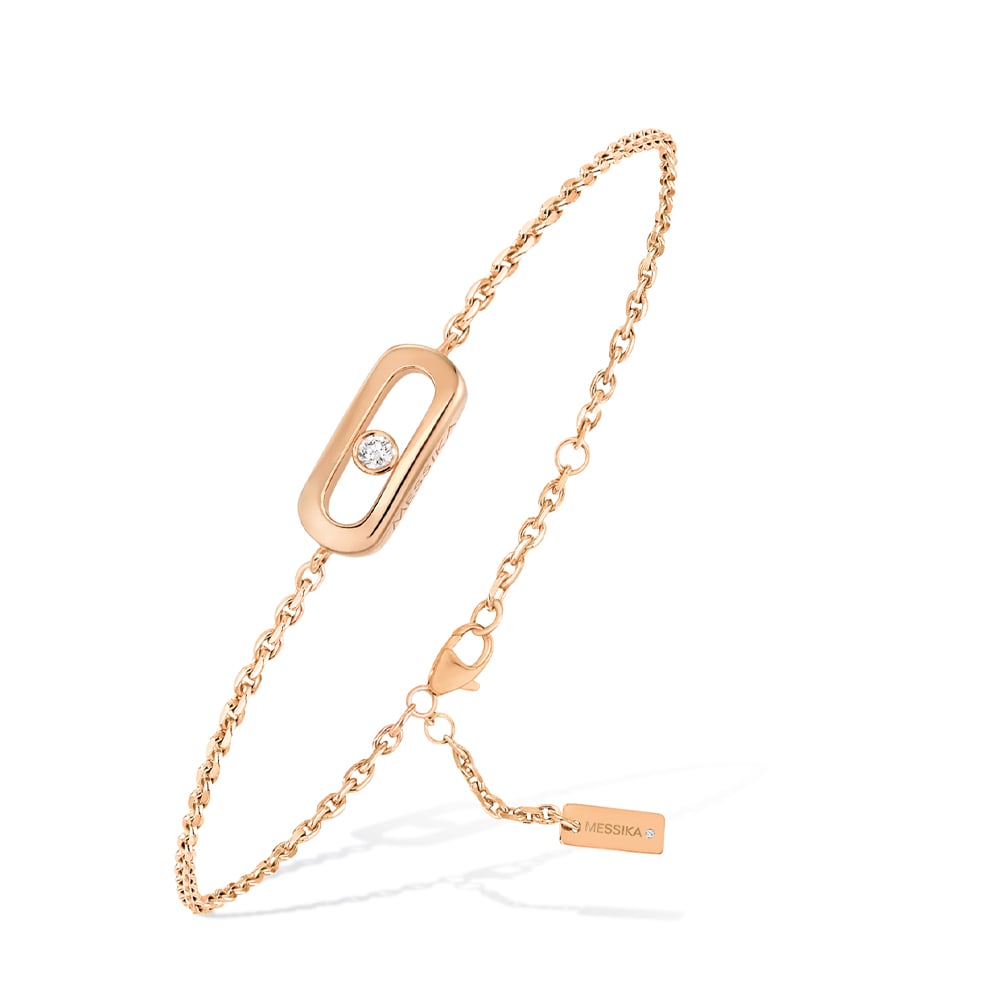 MESSIKA CARE(S) BRACCIALE IN ORO ROSA CON DIAMANTI 0,01 CT