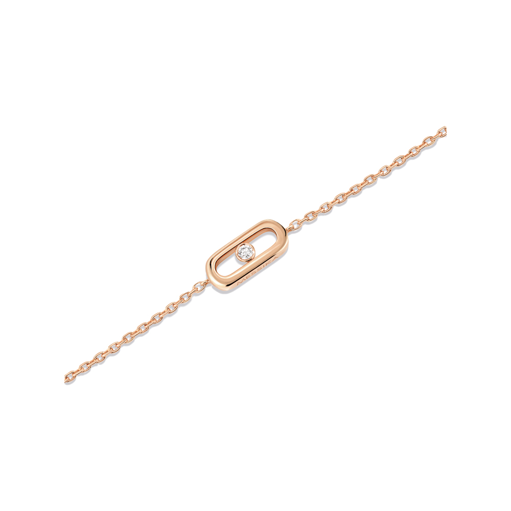 MESSIKA CARE(S) BRACCIALE IN ORO ROSA CON DIAMANTI 0,01 CT - immagine 2