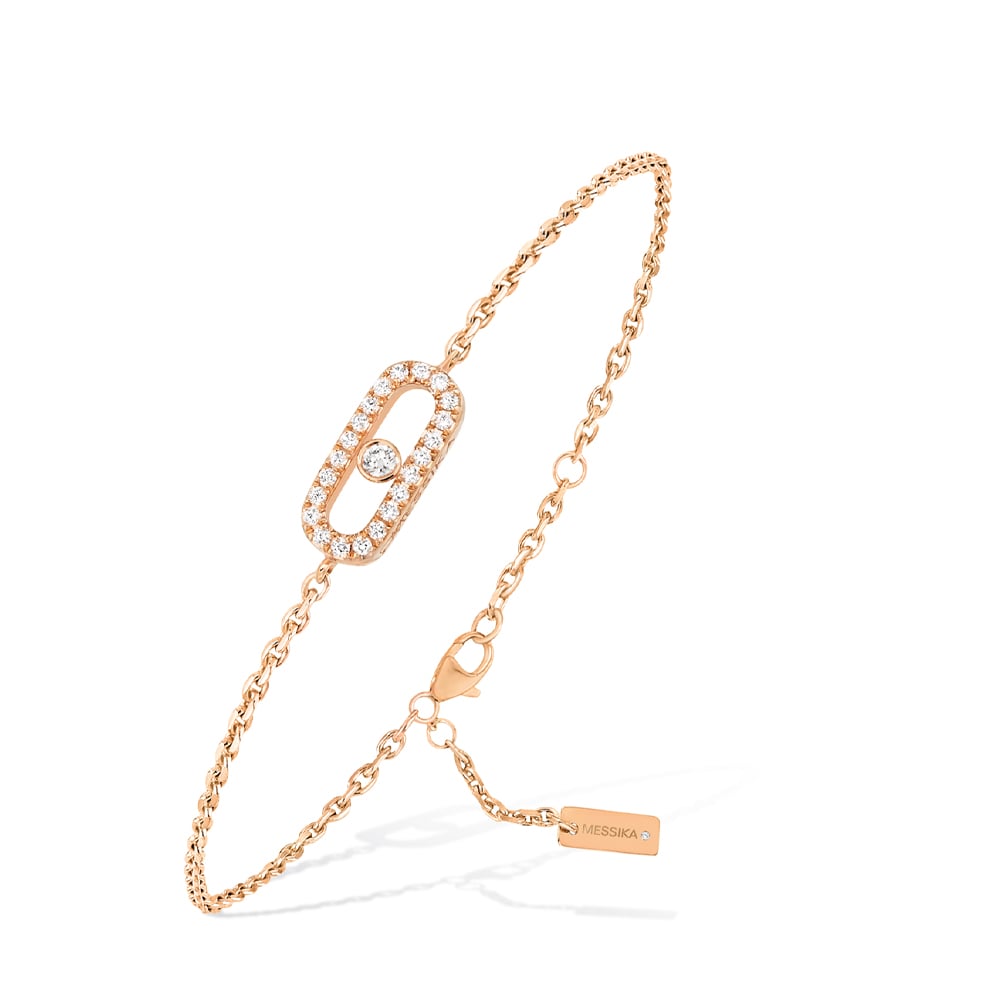 MESSIKA CARE(S) BRACCIALE IN ORO ROSA CON PAVÉ DI DIAMANTI 0,07 CT