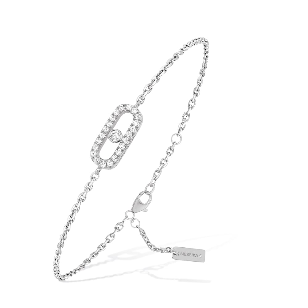 MESSIKA CARE(S) BRACCIALE IN ORO BIANCO CON PAVÉ DI DIAMANTI 0,07 CT