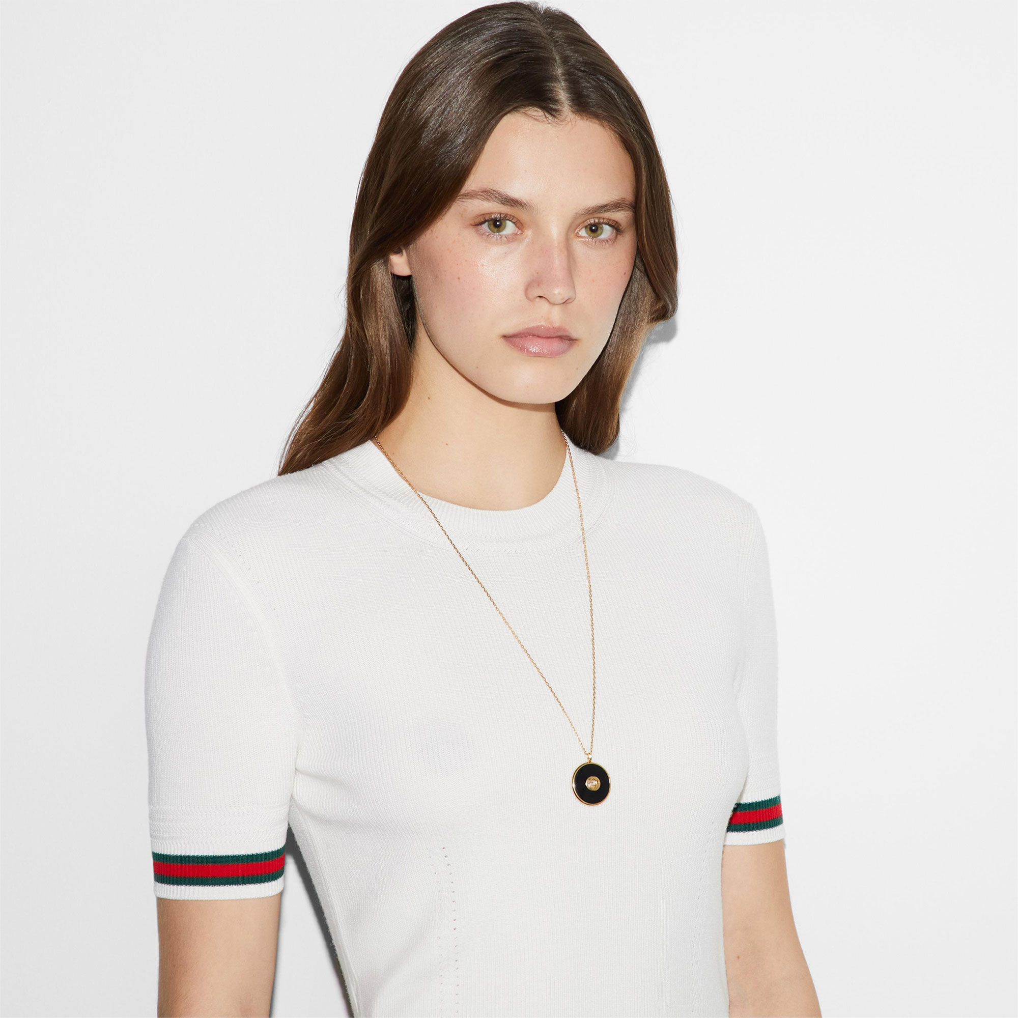 GUCCI INTERLOCKING 18K LONG CHAIN NECKLACE - Image 3