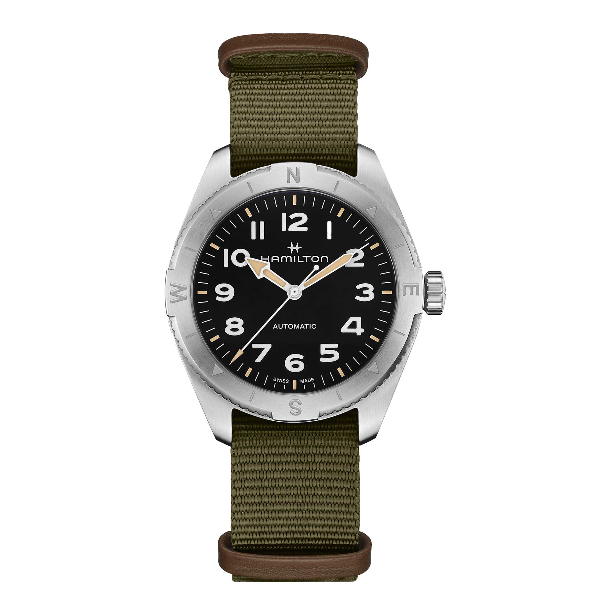 KHAKI FIELD EXPEDITION AUTO QUADRANTE NERO 41 MM