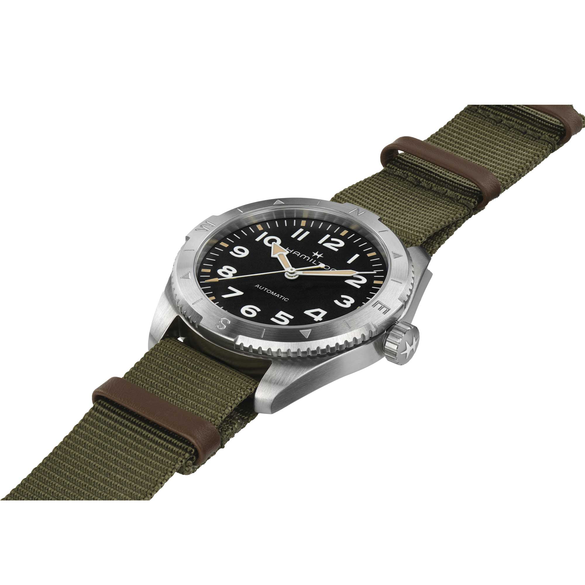 KHAKI FIELD EXPEDITION AUTO QUADRANTE NERO 41 MM - immagine 2
