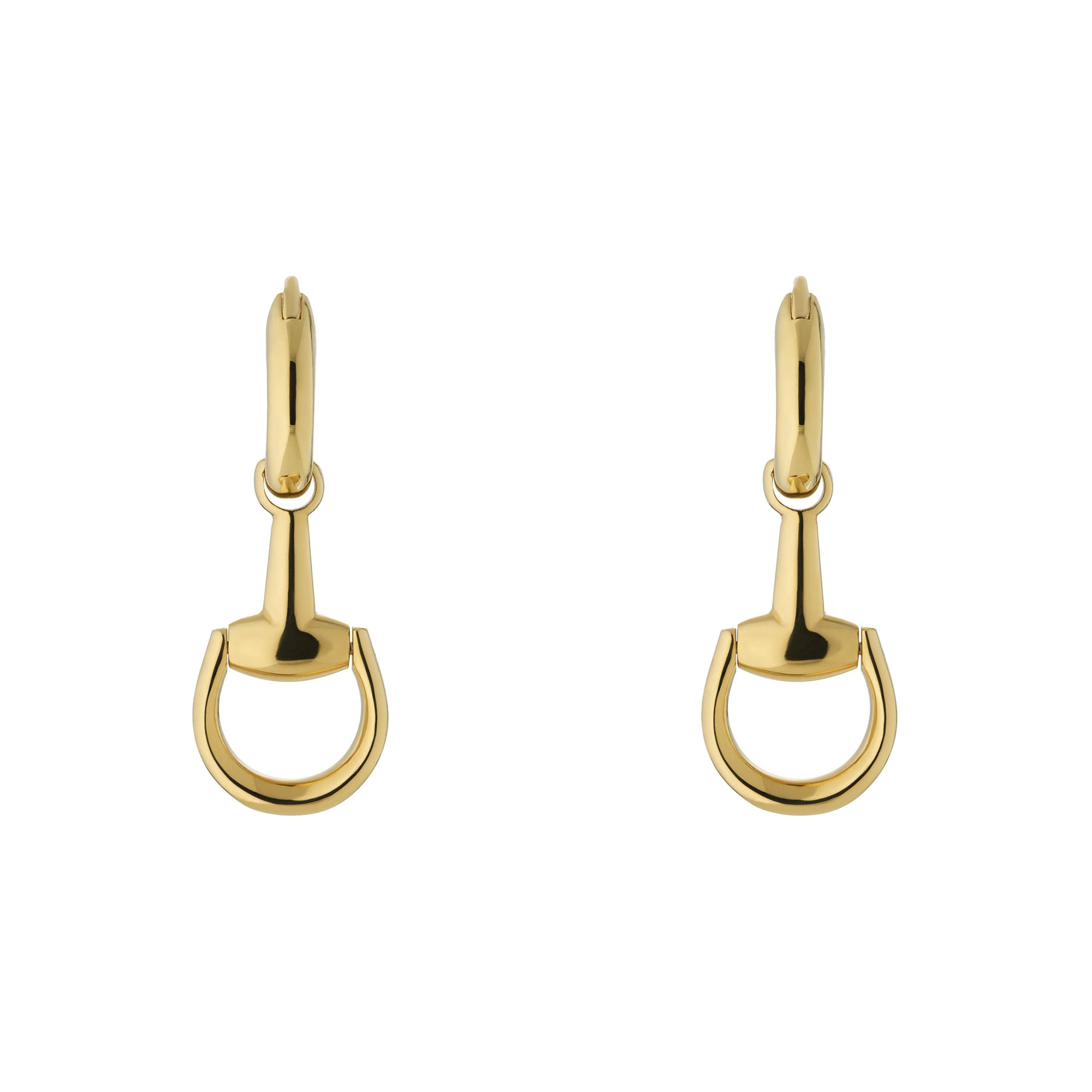 ORECCHINI HORSEBIT CON MORSETTO ORO GIALLO 18 CARATI