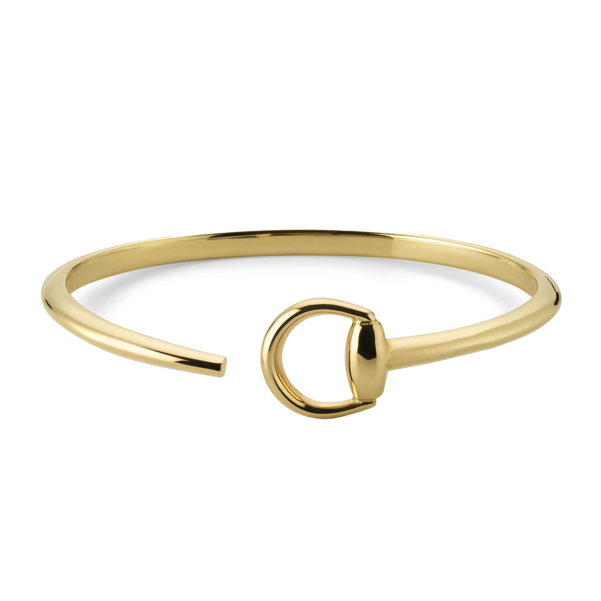 BRACCIALE RIGIDO HORSEBIT CON MORSETTO ORO GIALLO 18 CARATI