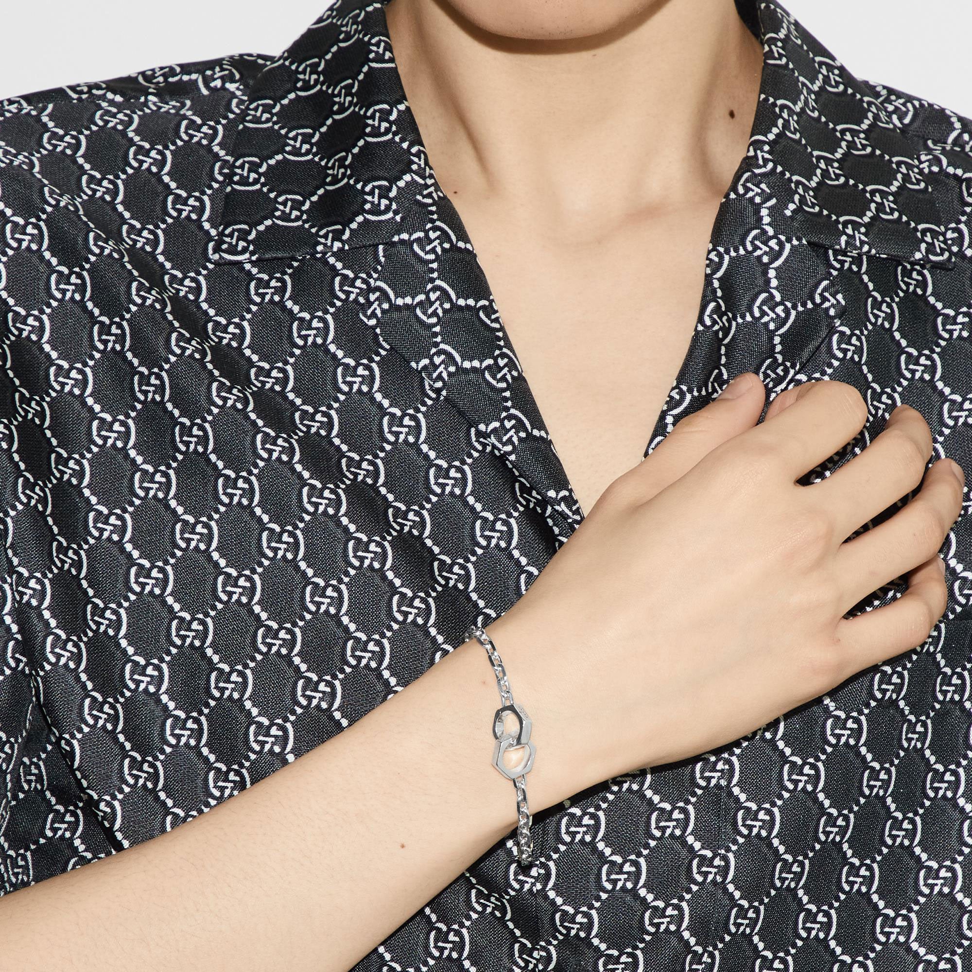 BRACCIALE TRADEMARK A CATENA CON CIONDOLO - immagine 4