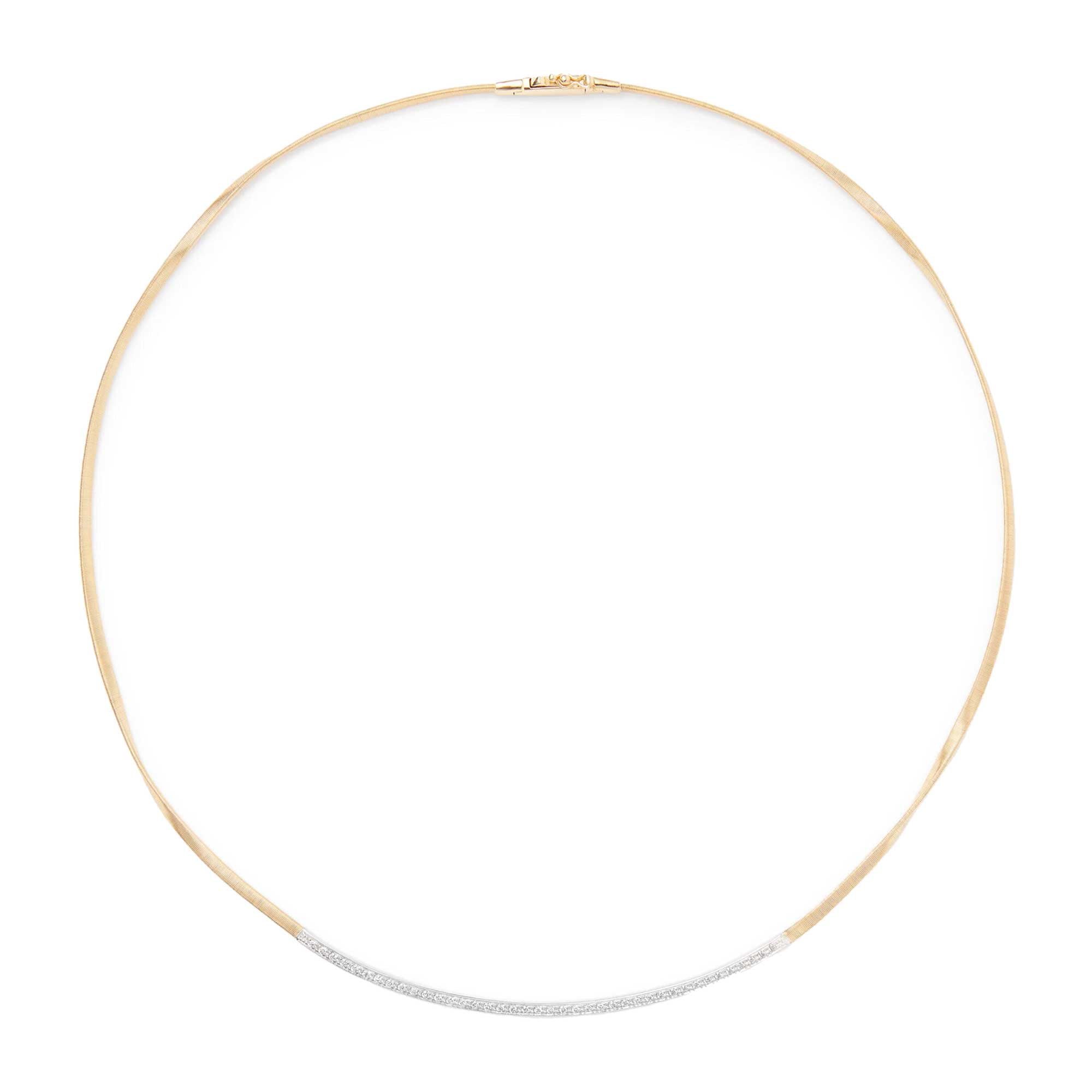 MARRAKECH Collana in oro giallo 18 carati con inserto di diamanti