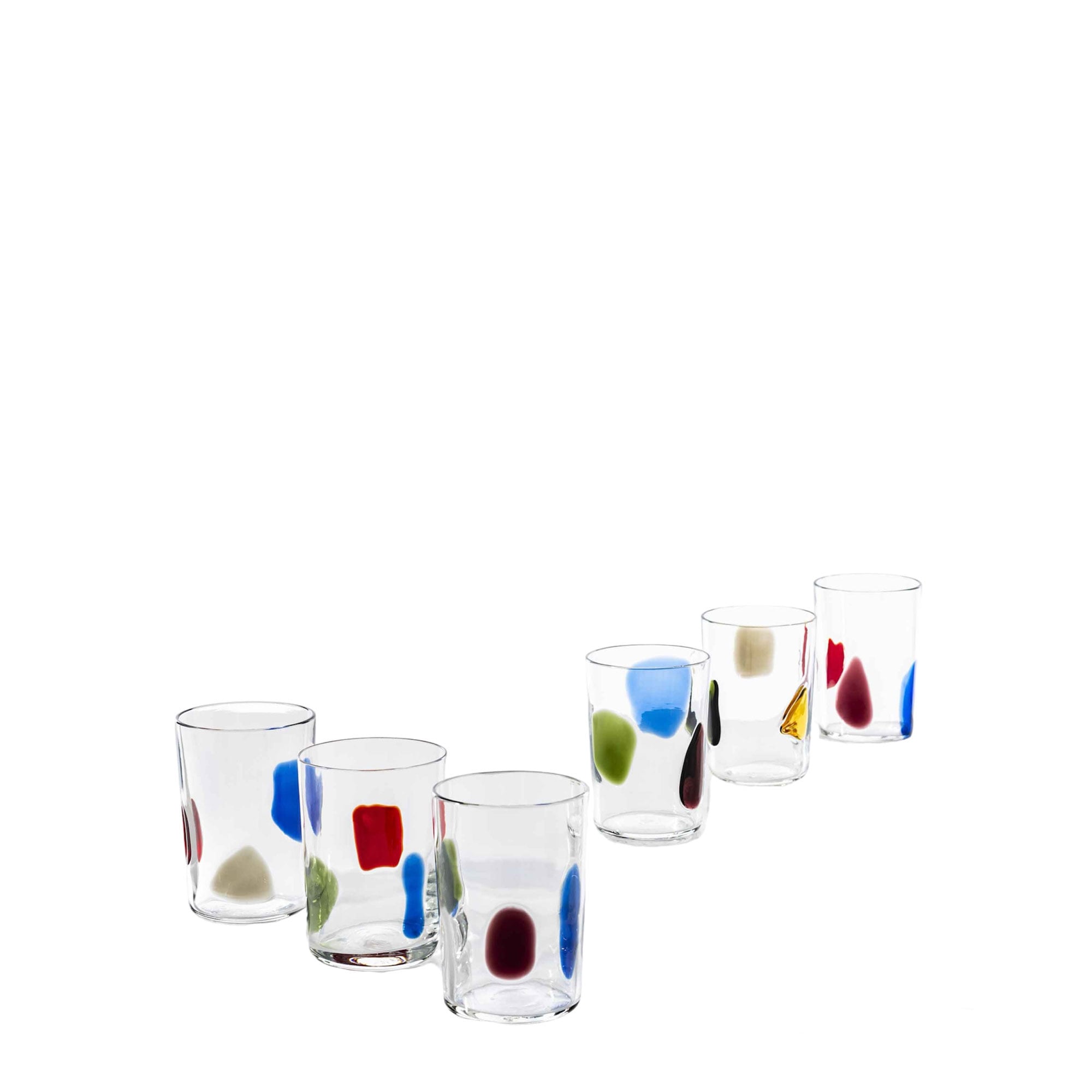 SET 6 BICCHIERI "PEZZENTE" STILE 3