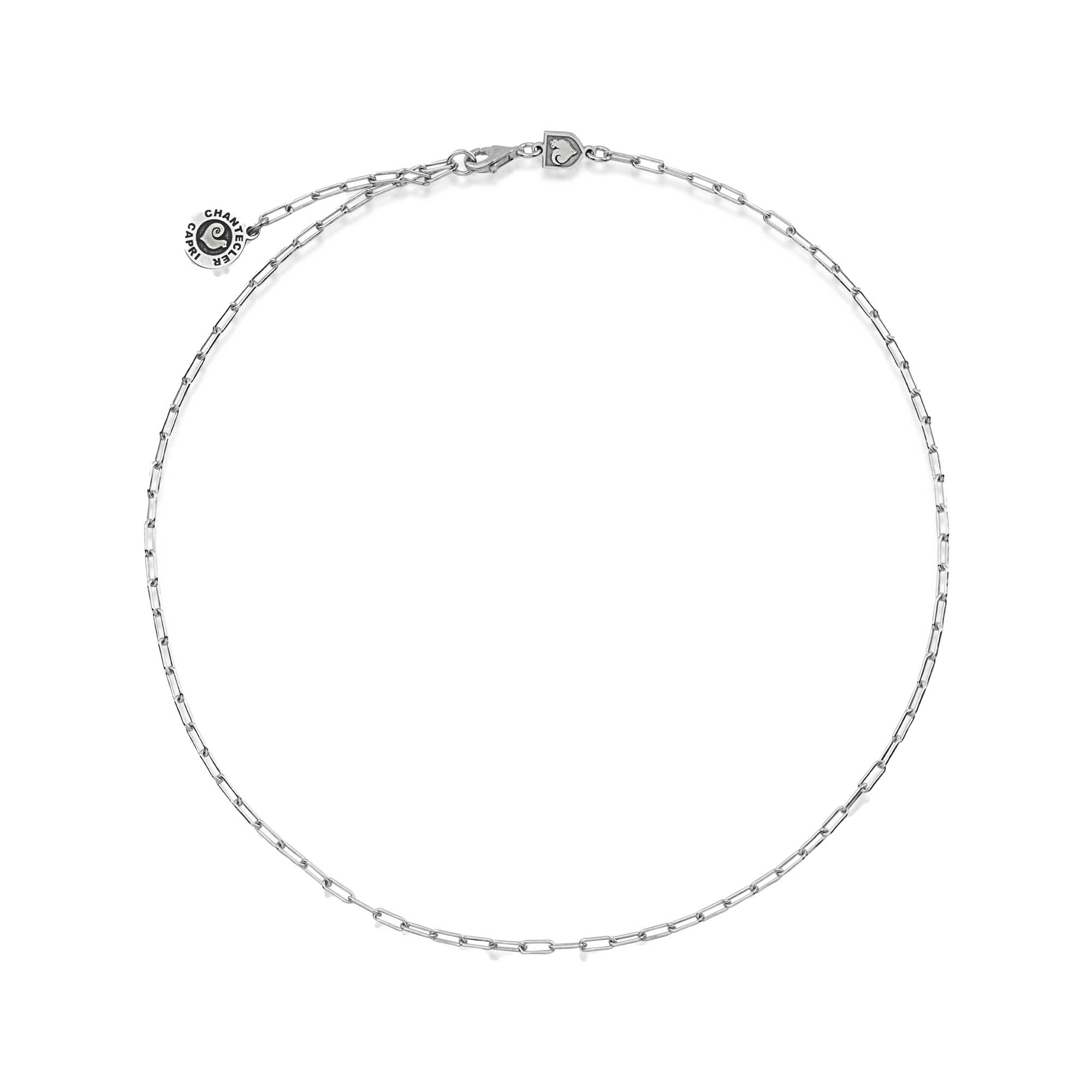 Catena Et Voilà Accessori in Argento maglia rettangolare in argento