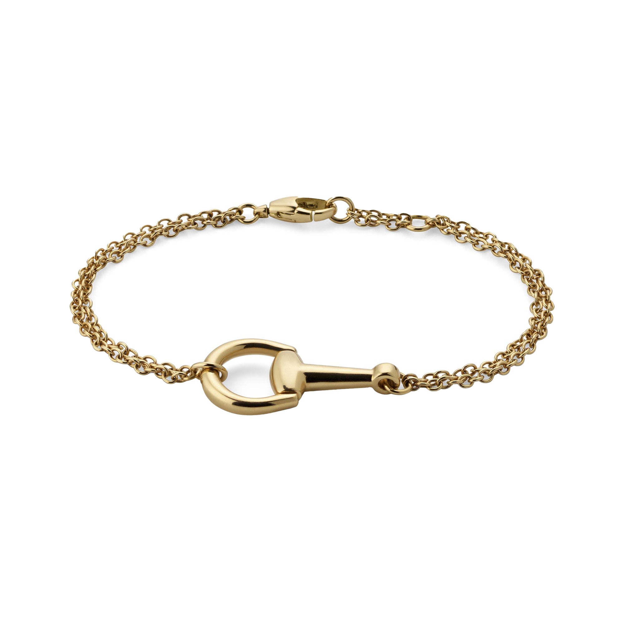 BRACCIALE HORSEBIT A CATENA CON MORSETTO ORO GIALLO 18 CARATI