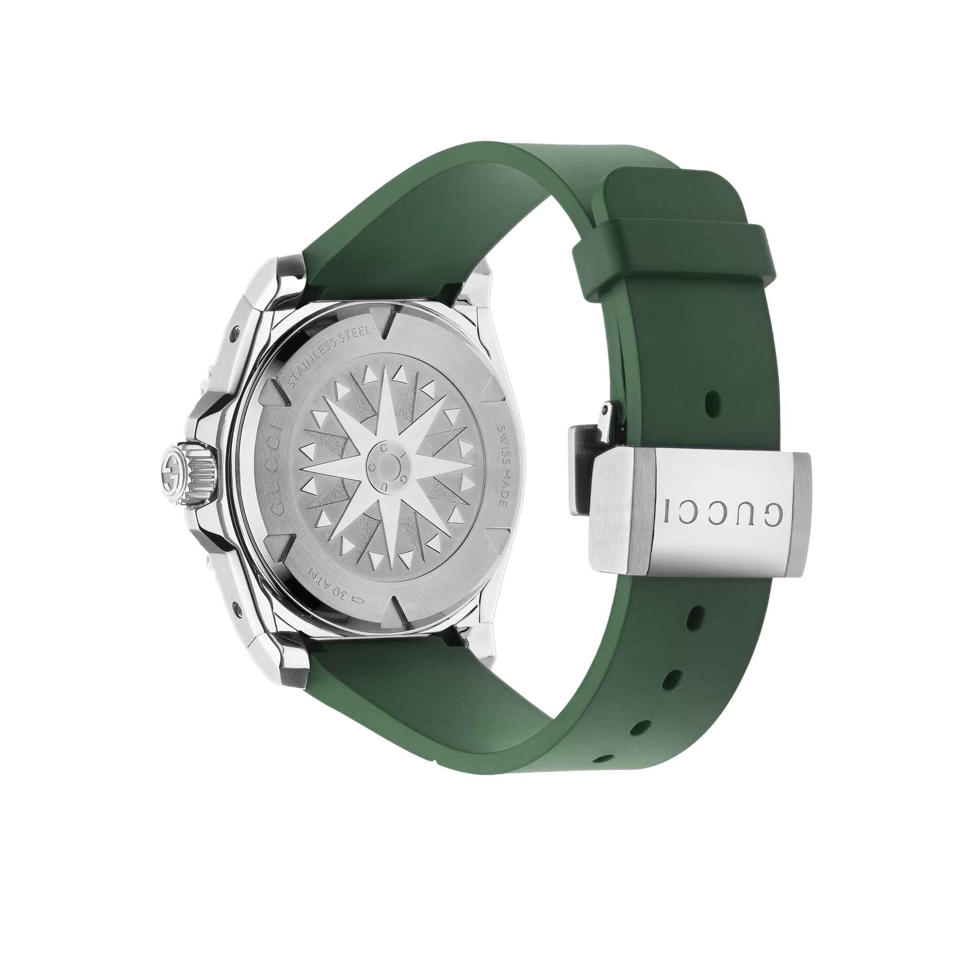 GUCCI DIVE WATCH green dial AND rubber bracelet 40MM - Image 3
