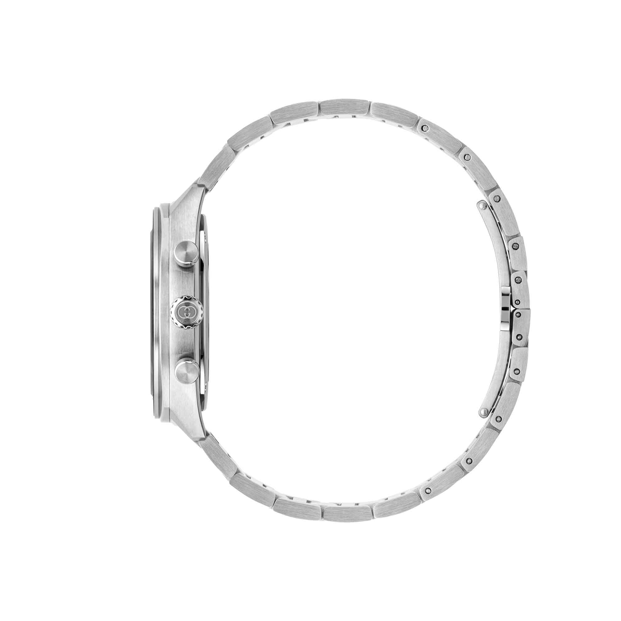 OROLOGIO GUCCI INTERLOCKING quadrante blu con lunetta in ceramica nera 41 MM - immagine 2