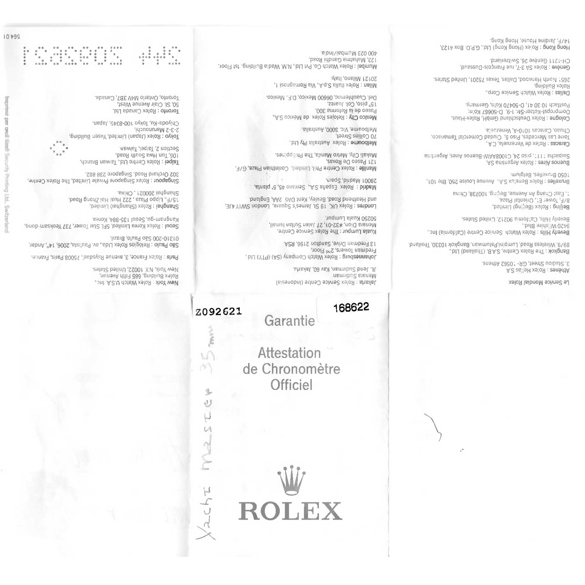 ROLEX YACTH-MASTER IN STEEL WITH PLATINUM BEZEL - Image 5