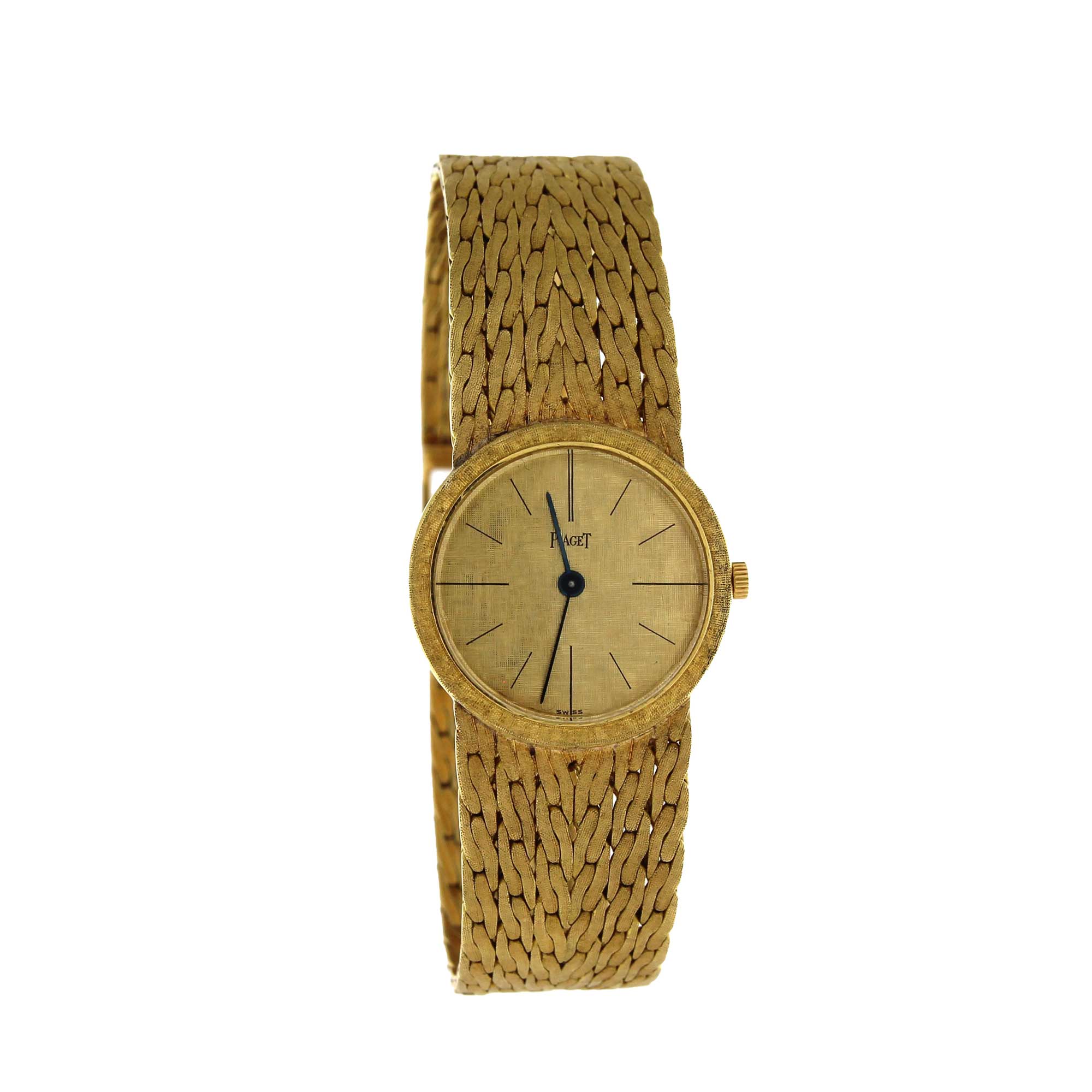 Piaget yellow gold watch with yellow gold bracelet