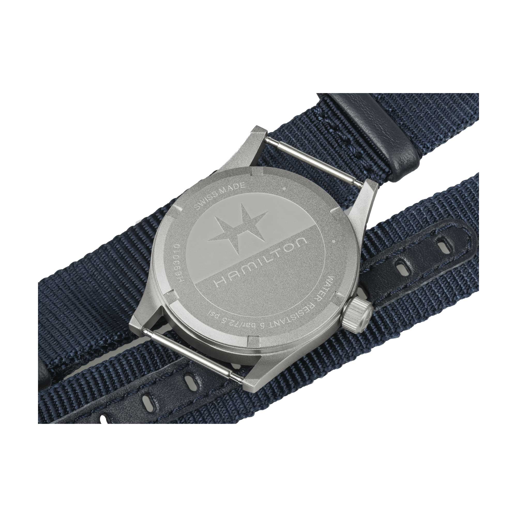 KHAKI FIELD QUARTZ quadrante blu indici in Super-LumiNova® bianco 33 MM - immagine 4