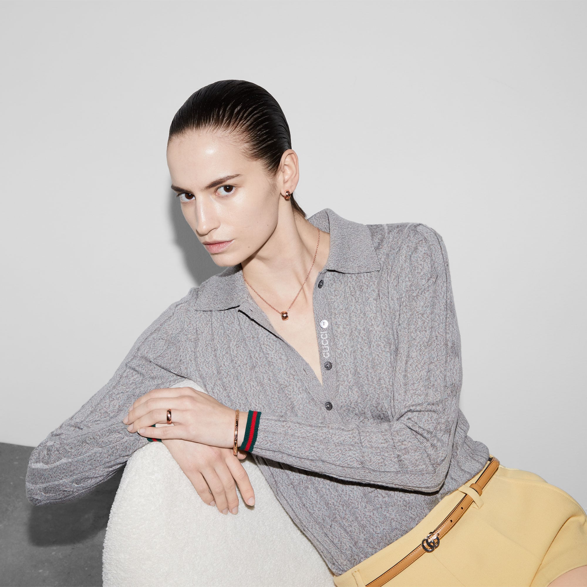 ICON 18K GG ROSE GOLD THIN RING - Image 4