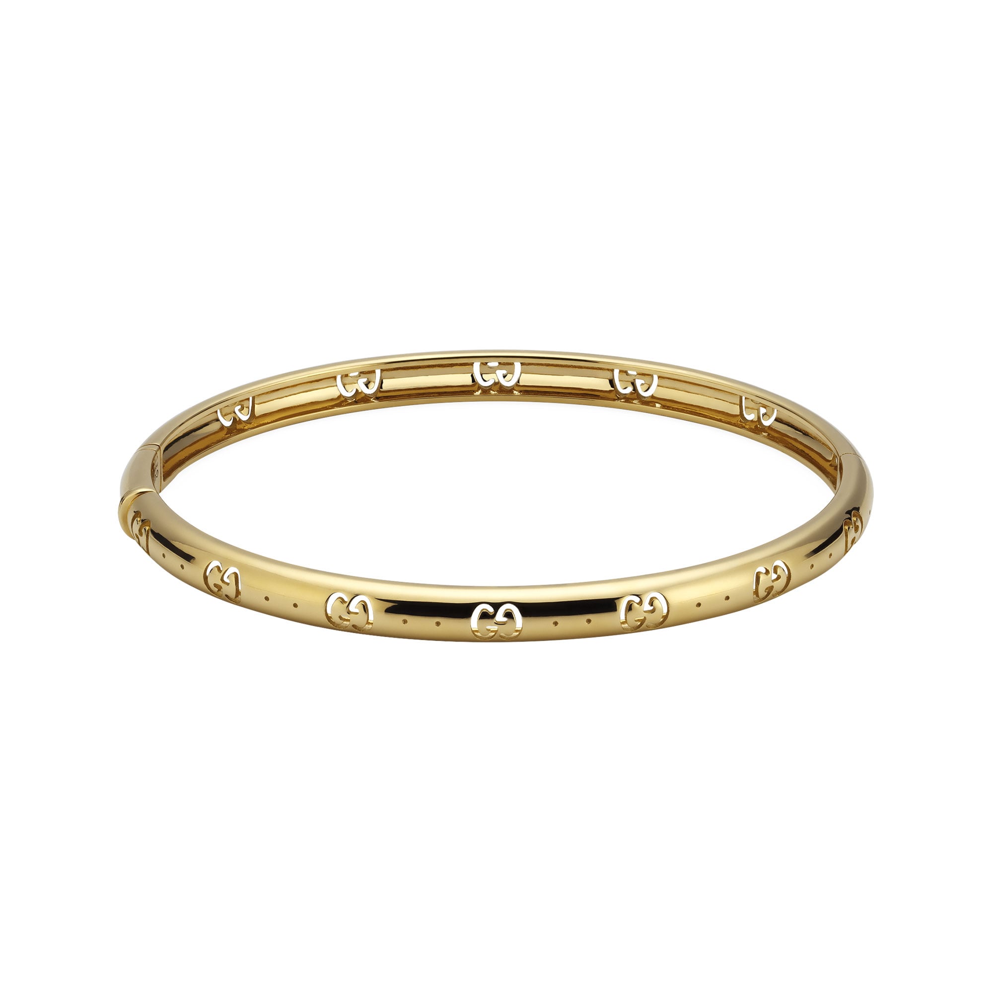 BRACCIALE GG CUT OUT ICON IN ORO GIALLO 18 CARATI
