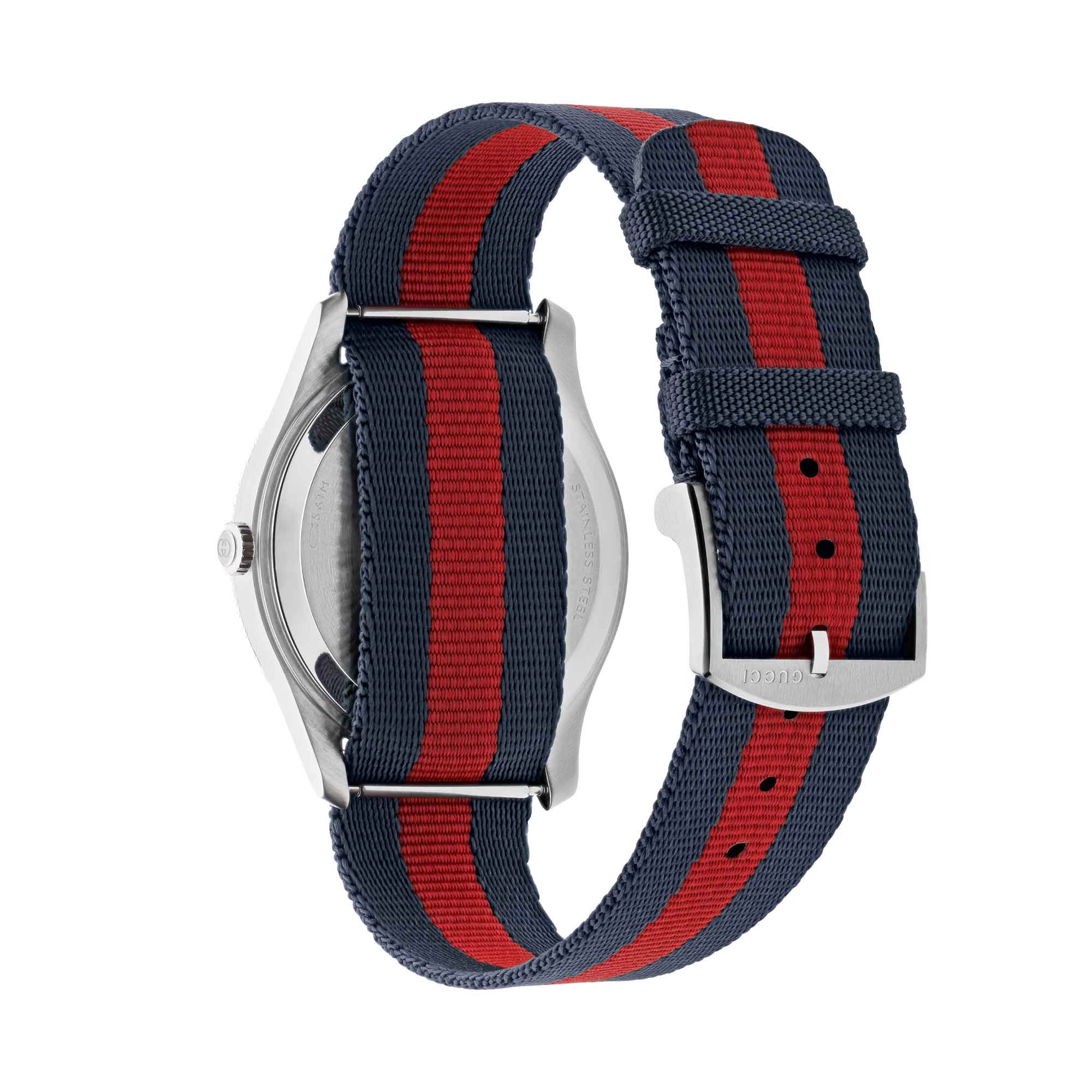 OROLOGIO G-TIMELESS quadrante color argento impreziosito da codici emblematici 38 MM - immagine 3