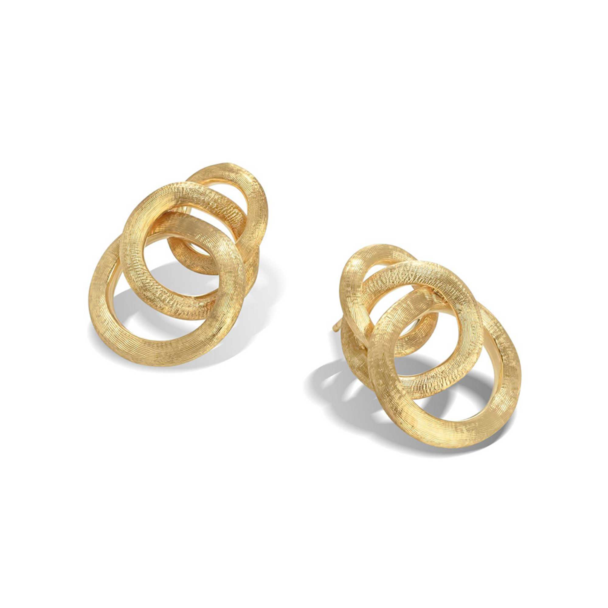 Orecchini a lobo con elementi linkati