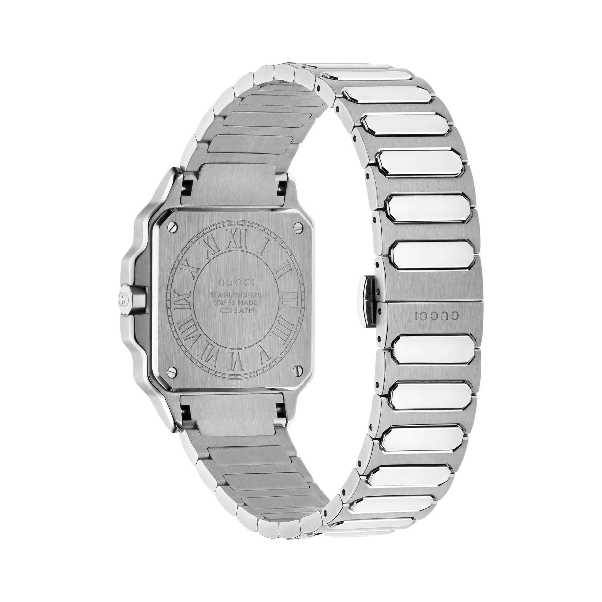 OROLOGIO G-FLAT 30 MM quadrante argento galvanizzato con numeri romani - immagine 3