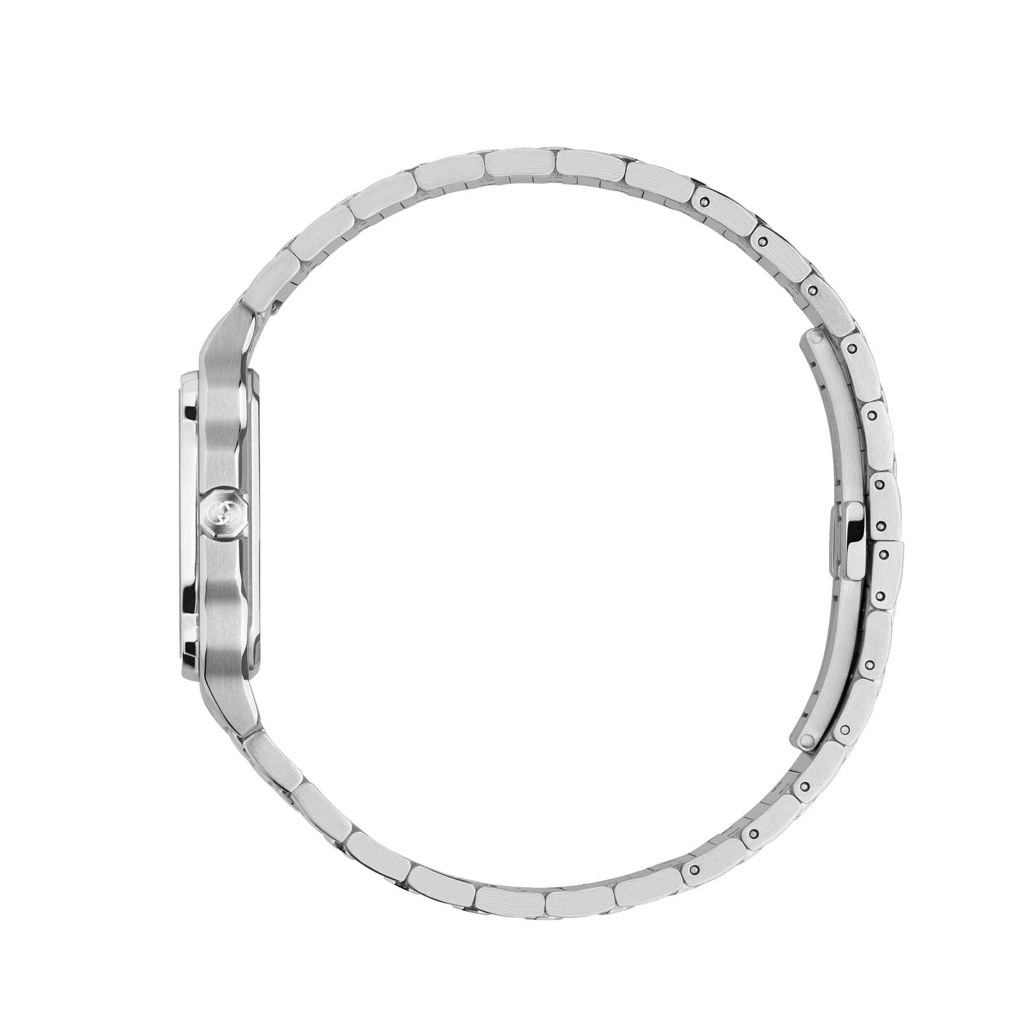 OROLOGIO G-FLAT 30 MM quadrante argento galvanizzato con numeri romani - immagine 2
