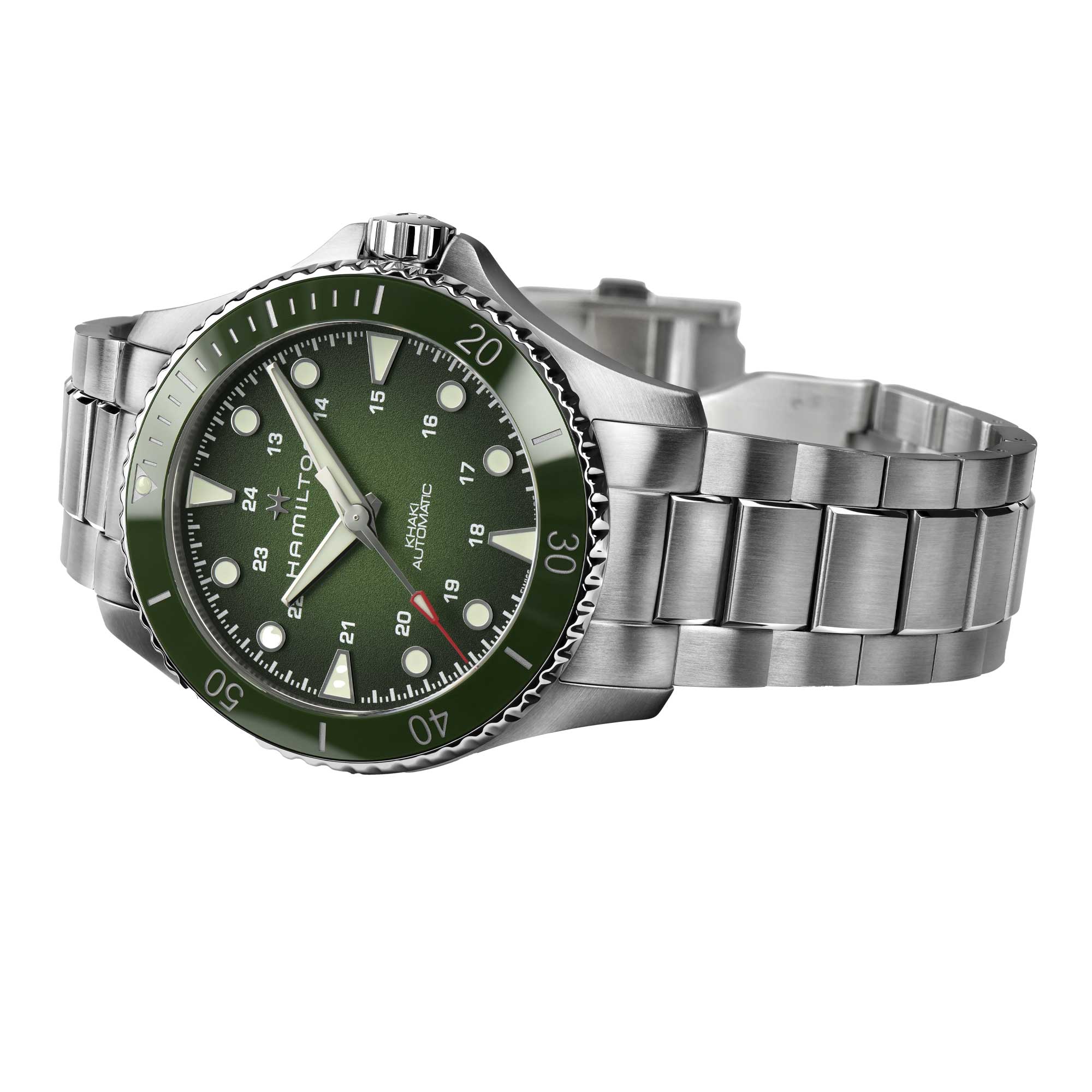 KHAKI NAVY SCUBA AUTO QUADRANTE EFFETTO SFUMATO 43 MM - immagine 2