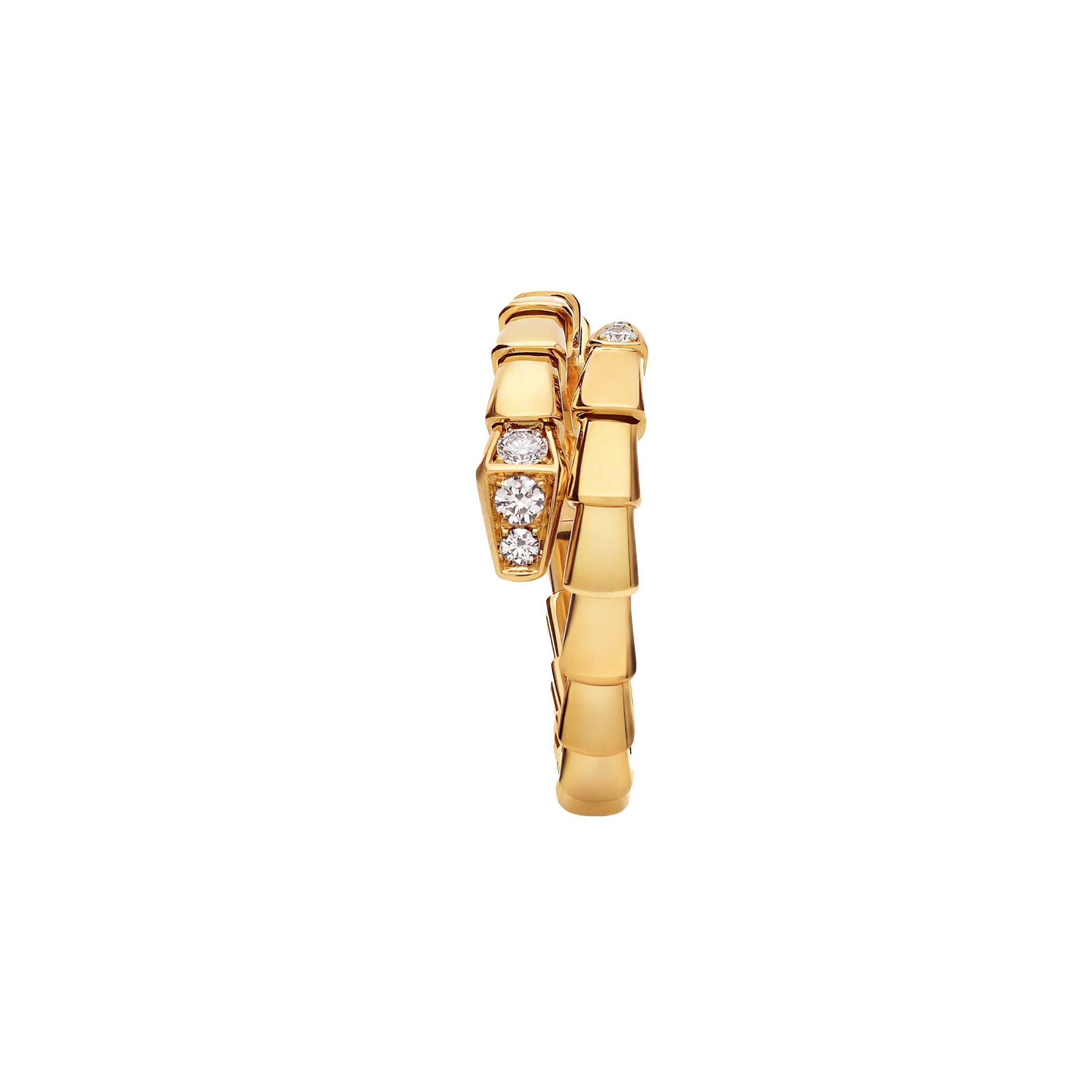 Serpenti Anello a spirale Viper in oro giallo 18 kt - immagine 2