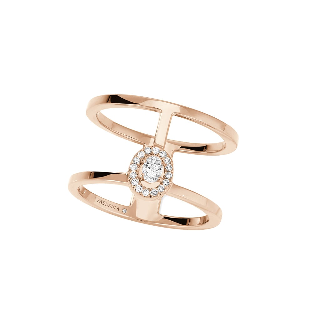 GLAM'AZONE 2-TURN ROSE GOLD RING