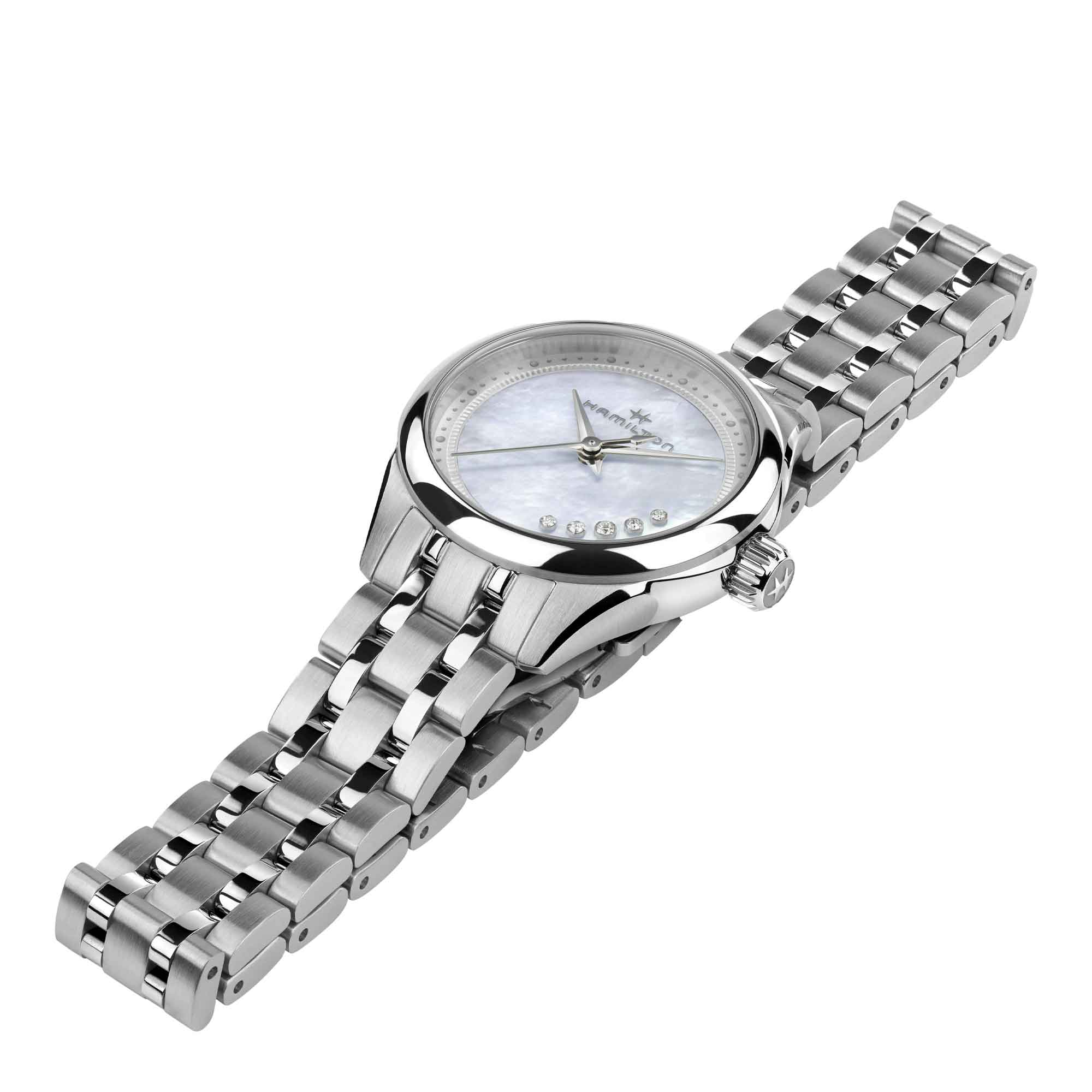 JAZZMASTER LADY QUARTZ QUADRANTE MADREPERLA 26 MM - immagine 3