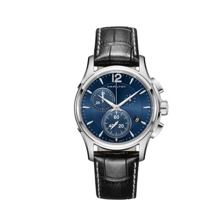 JAZZMASTER CHRONO QUARTZ QUADRANTE BLU 42 MM