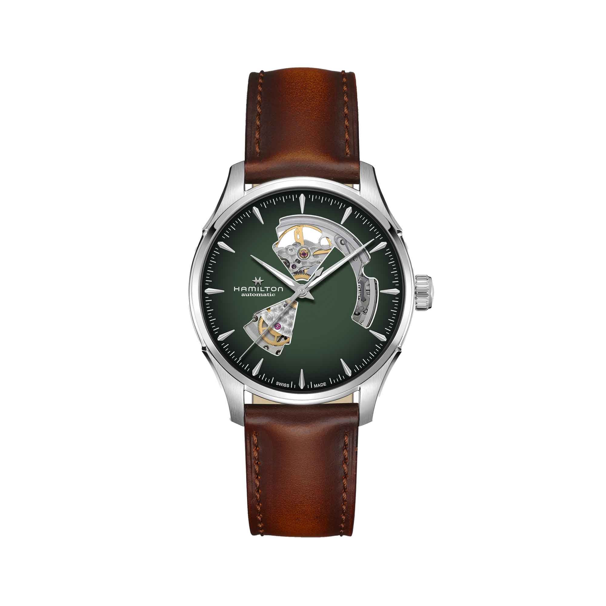 JAZZMASTER OPEN HEART AUTO QUADRANTE VERDE 40 MM