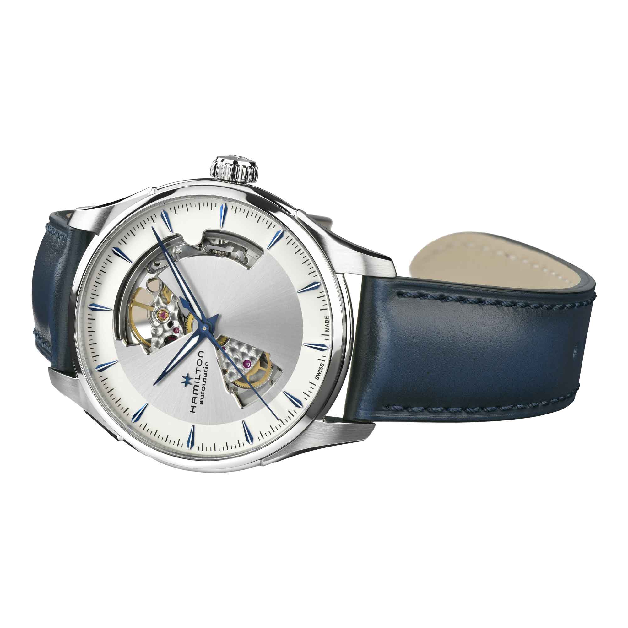 JAZZMASTER OPEN HEART AUTO QUADRANTE ARGENTO 40 MM - immagine 3