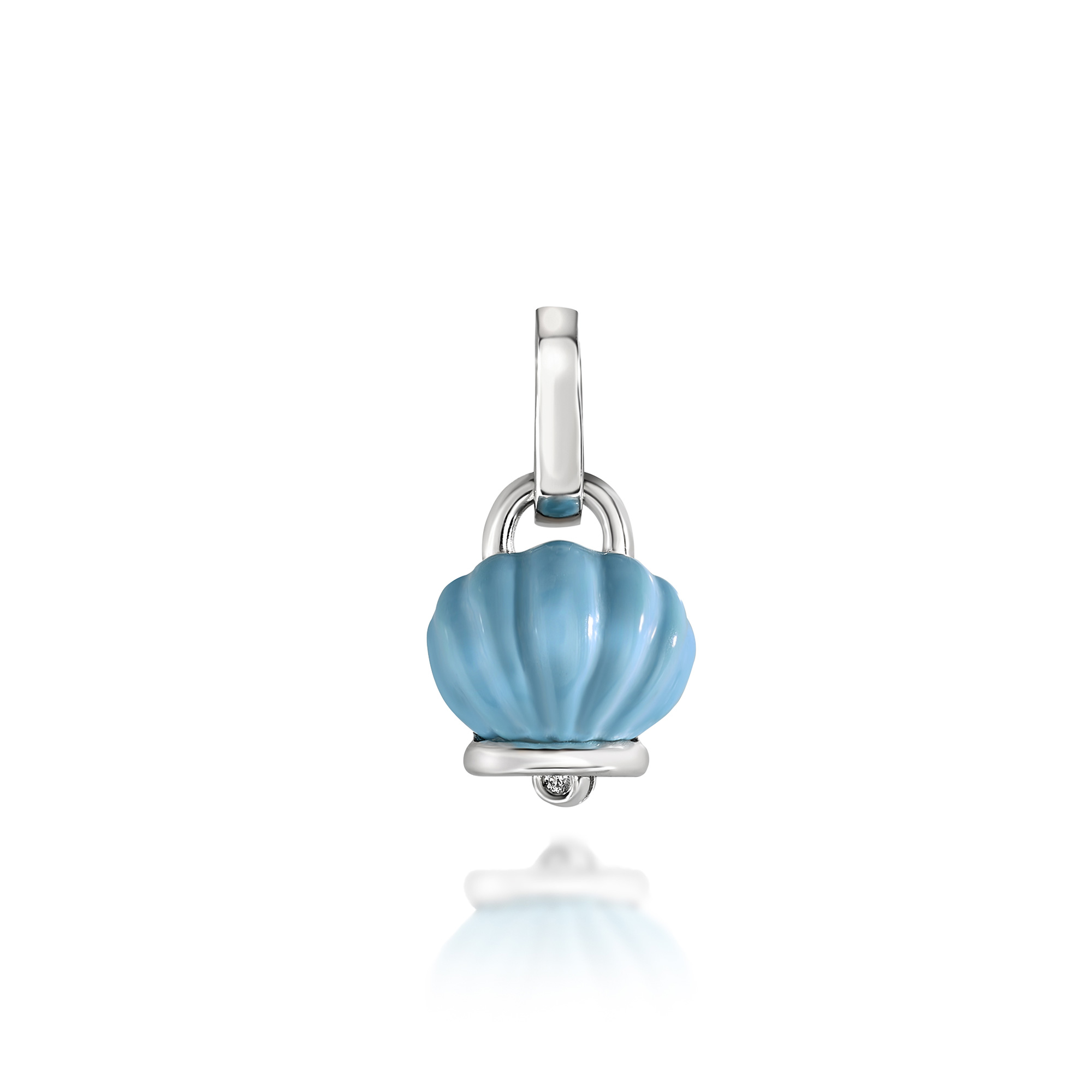 Ciondolo-Chantecler-argento-bioresina-turchese