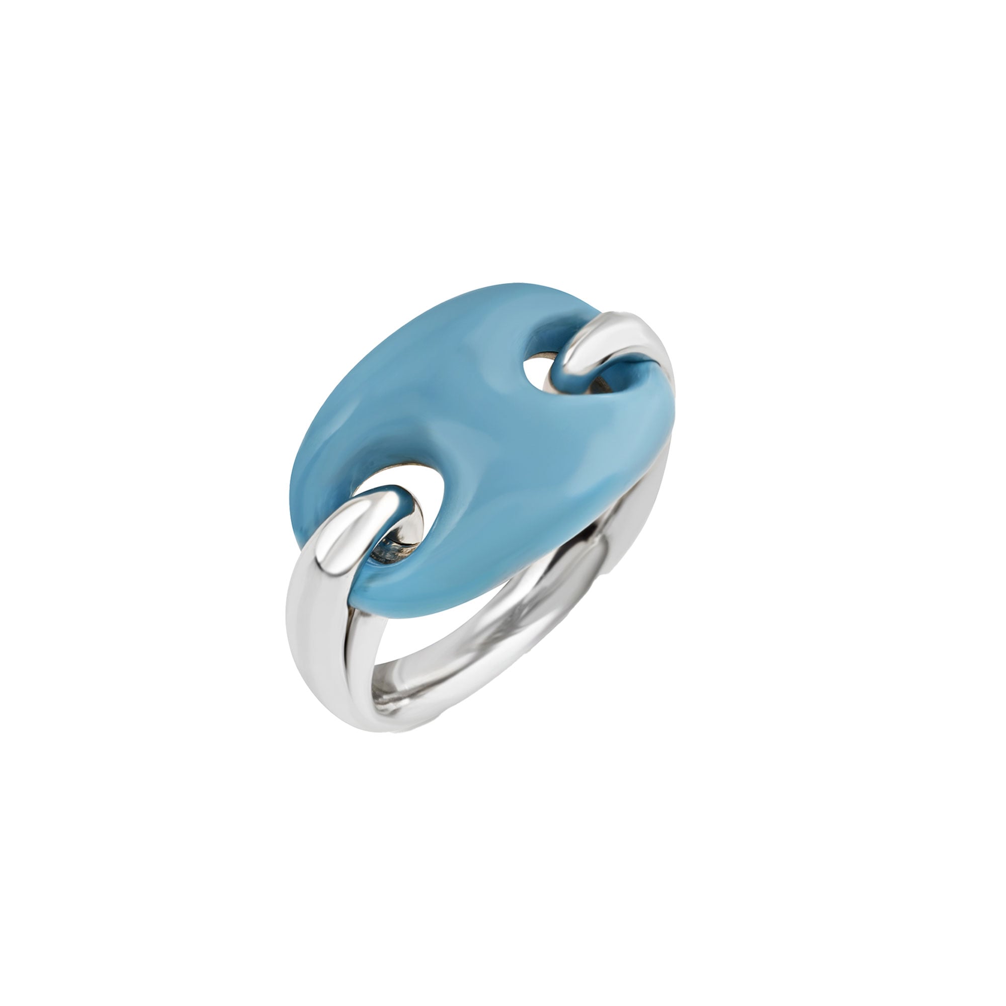 Anello-Chantecler- etvoila-argento- magliamarina-bioresina-turchese