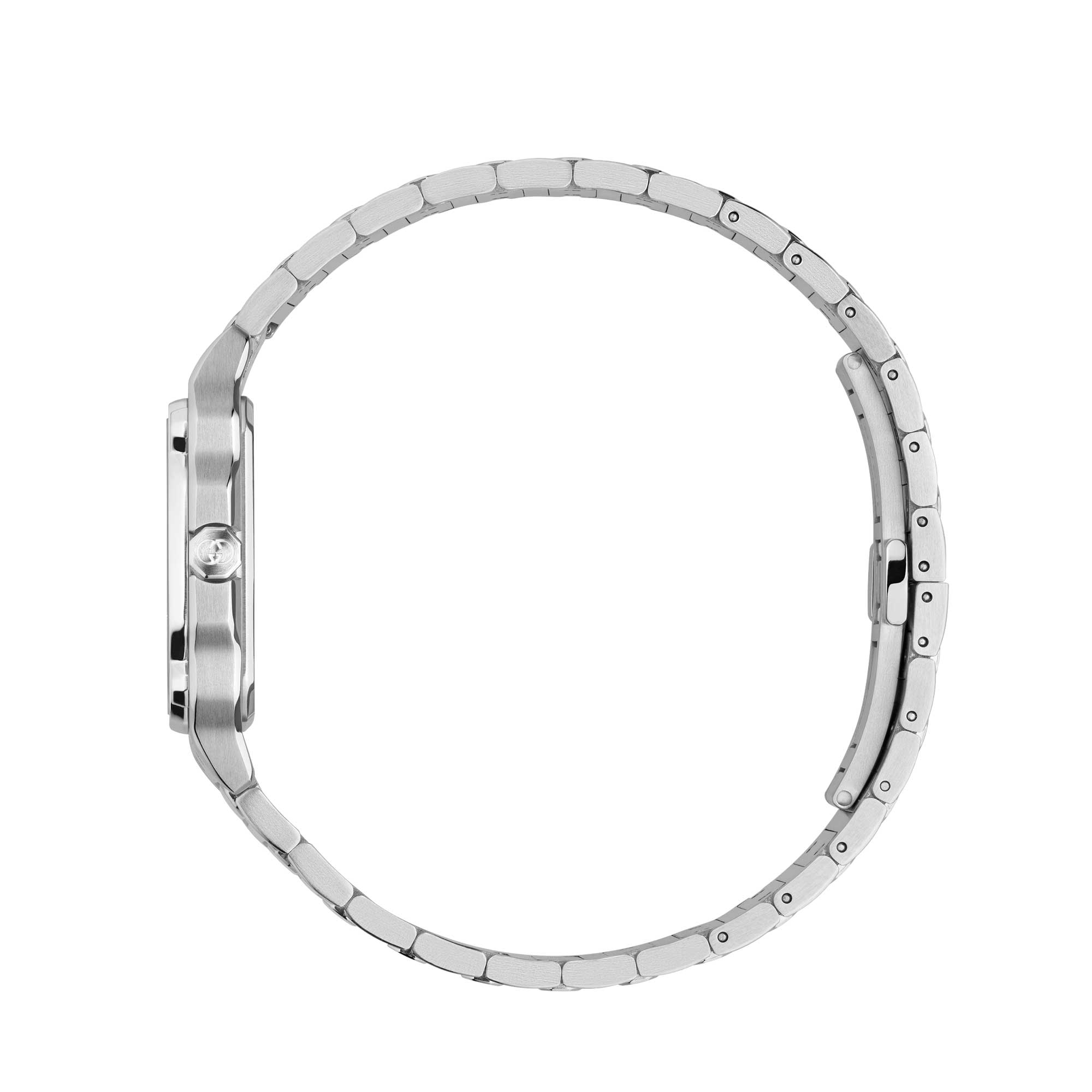 OROLOGIO G-FLAT 30 MM QUADRANTE ROSSO E CASSA IN ACCIAIO - immagine 3