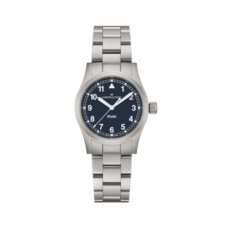 KHAKI FIELD QUARTZ 33 MM QUADRANTE BLU