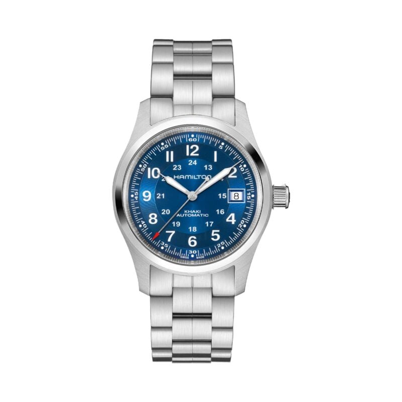 KHAKI FIELD AUTO 38 MM QUADRANTE BLU