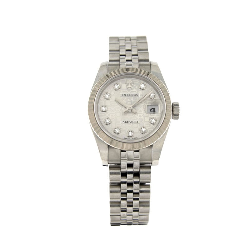 Orologio rolex 63130 2005 ghiera oro bianco quadrante brillanti