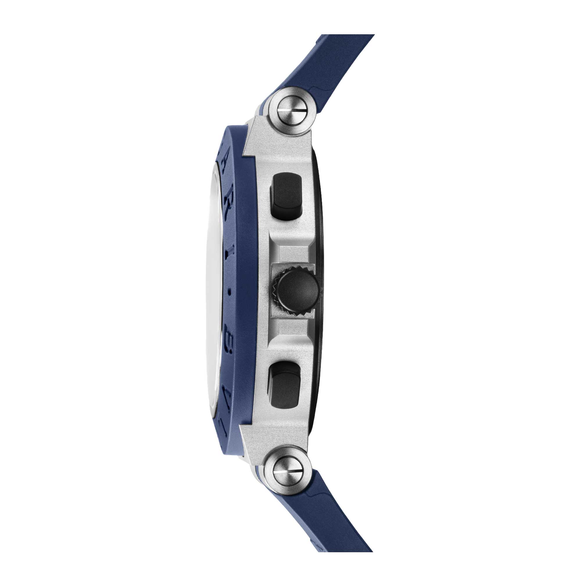 Orologio Bvlgari Aluminium Chronograph quadrante verniciato blu - immagine 3