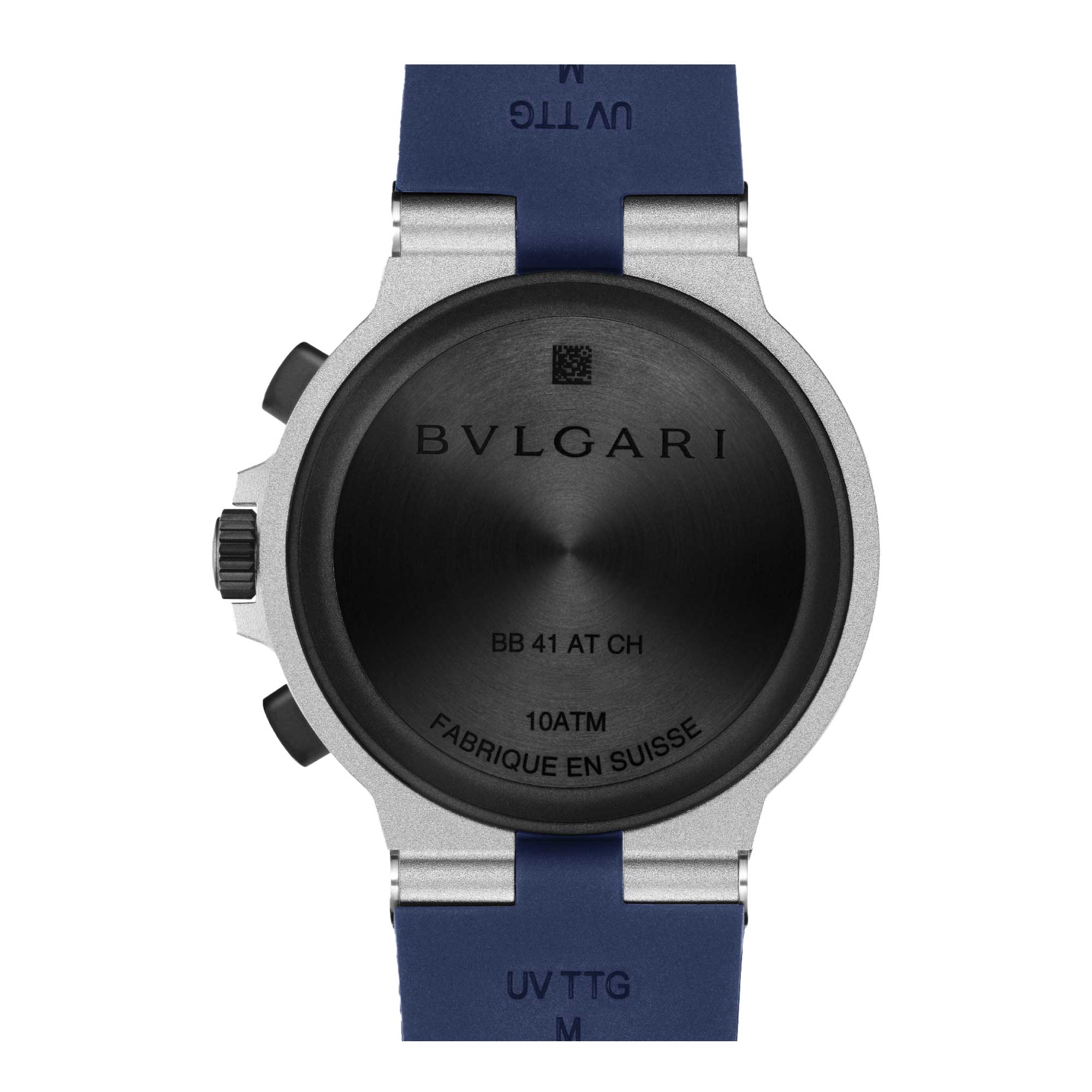 Orologio Bvlgari Aluminium Chronograph quadrante verniciato blu - immagine 2